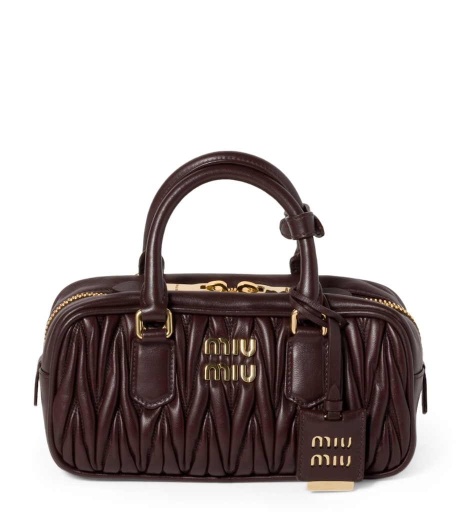 Matelassé Leather Arcadie Top-Handle Bag F0NBL Image 1