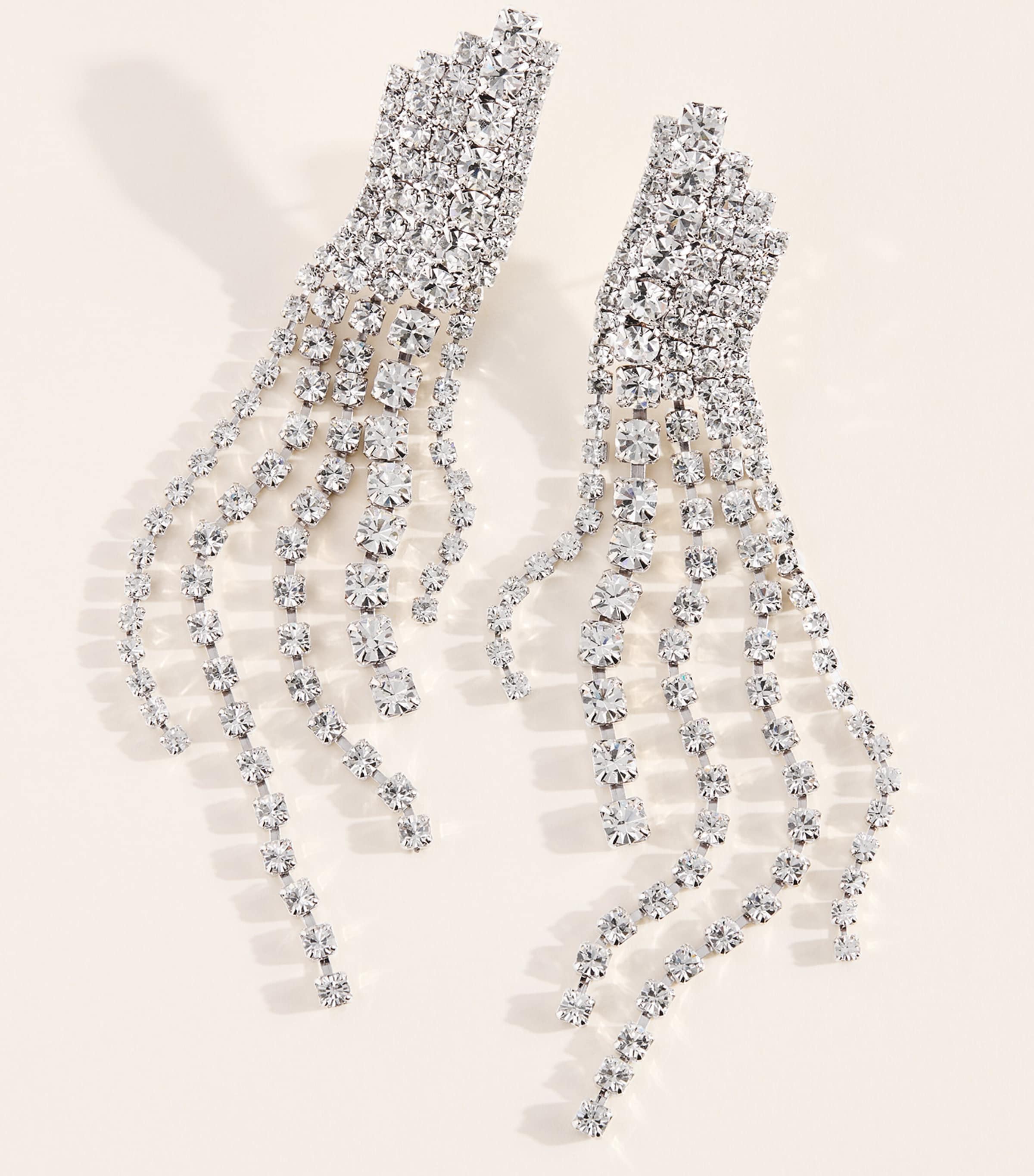Jennifer Behr Crystal Zayla Drop Earrings Crystal Image 5