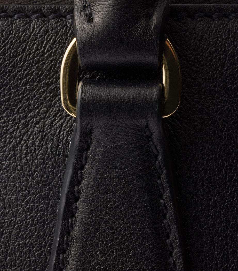 Small Leather Galleria Top-Handle Bag F0002 Image 6