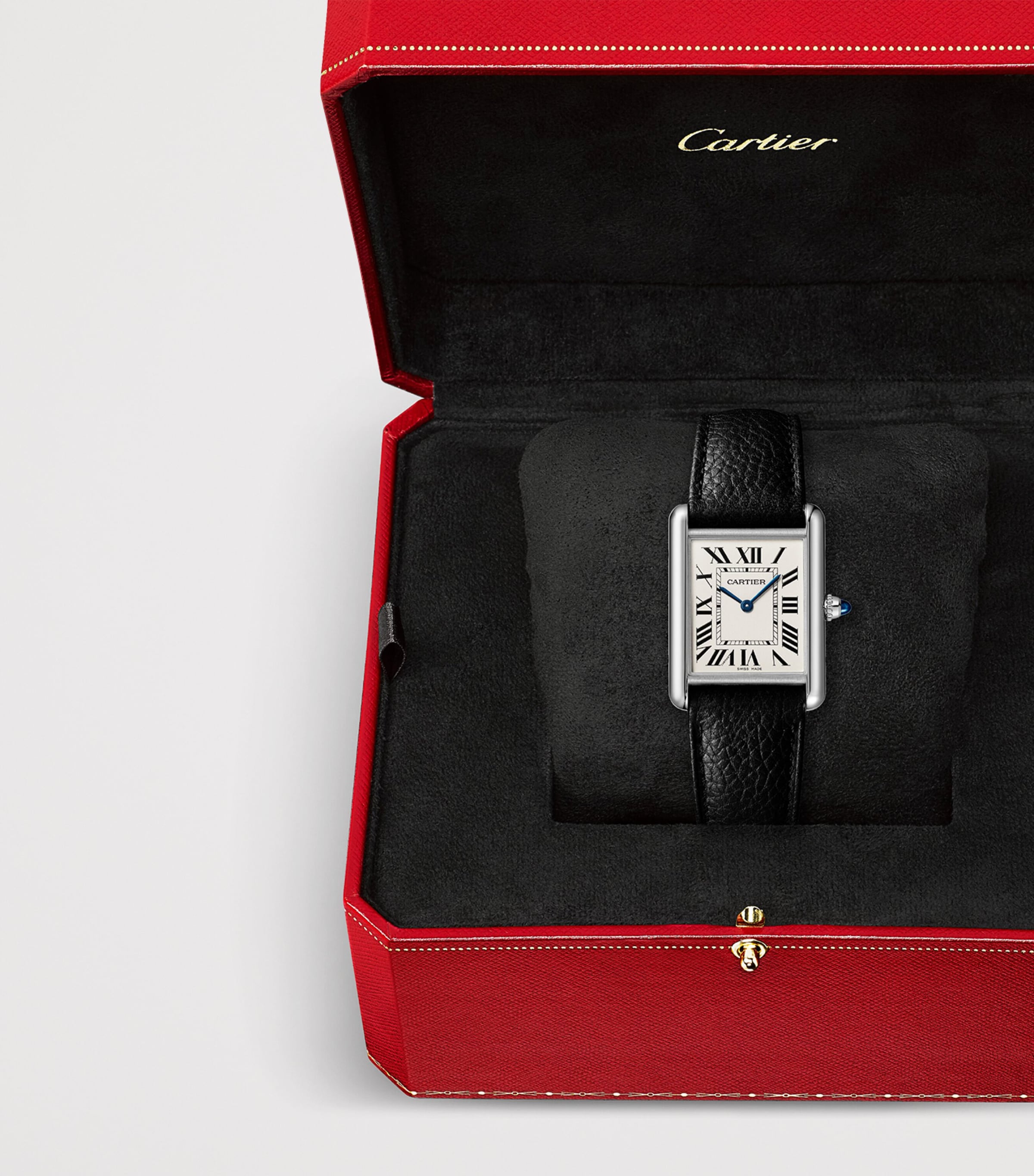 Large Stainless Steel Tank Must Watch 25.5mm SILVERED Image 5