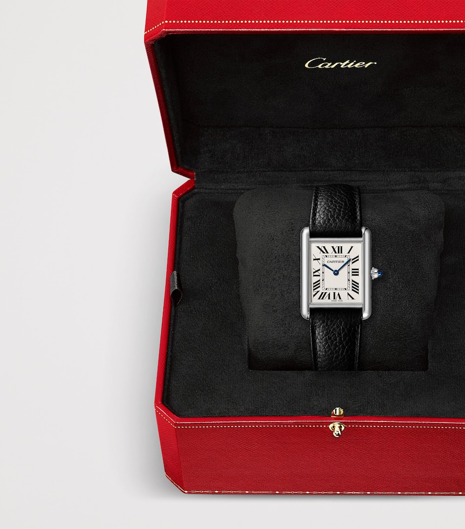 Large Stainless Steel Tank Must Watch 25.5mm SILVERED Image 5