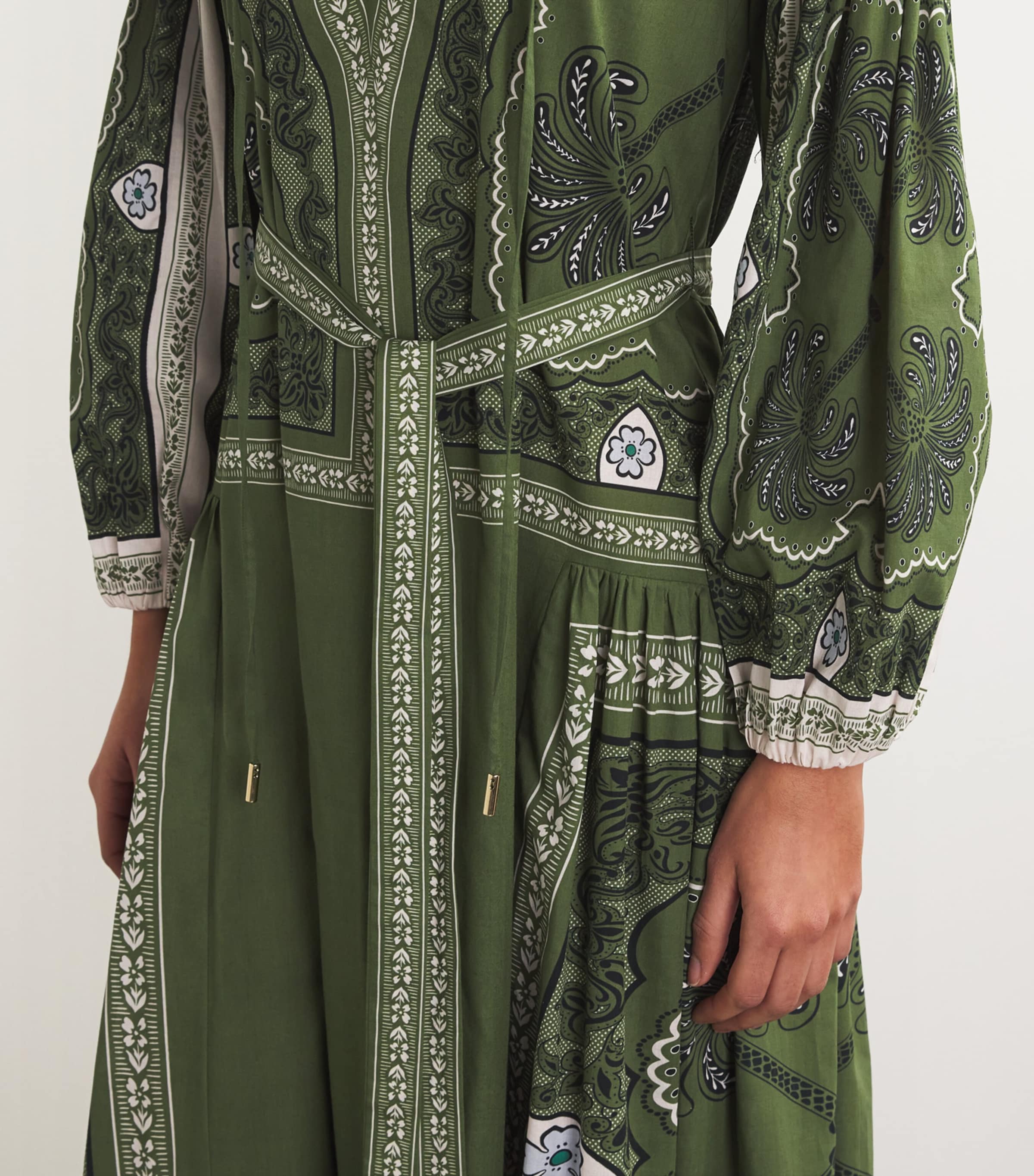 La Doublej Multi Cotton Belted Viviana Maxi Dress | Harrods US