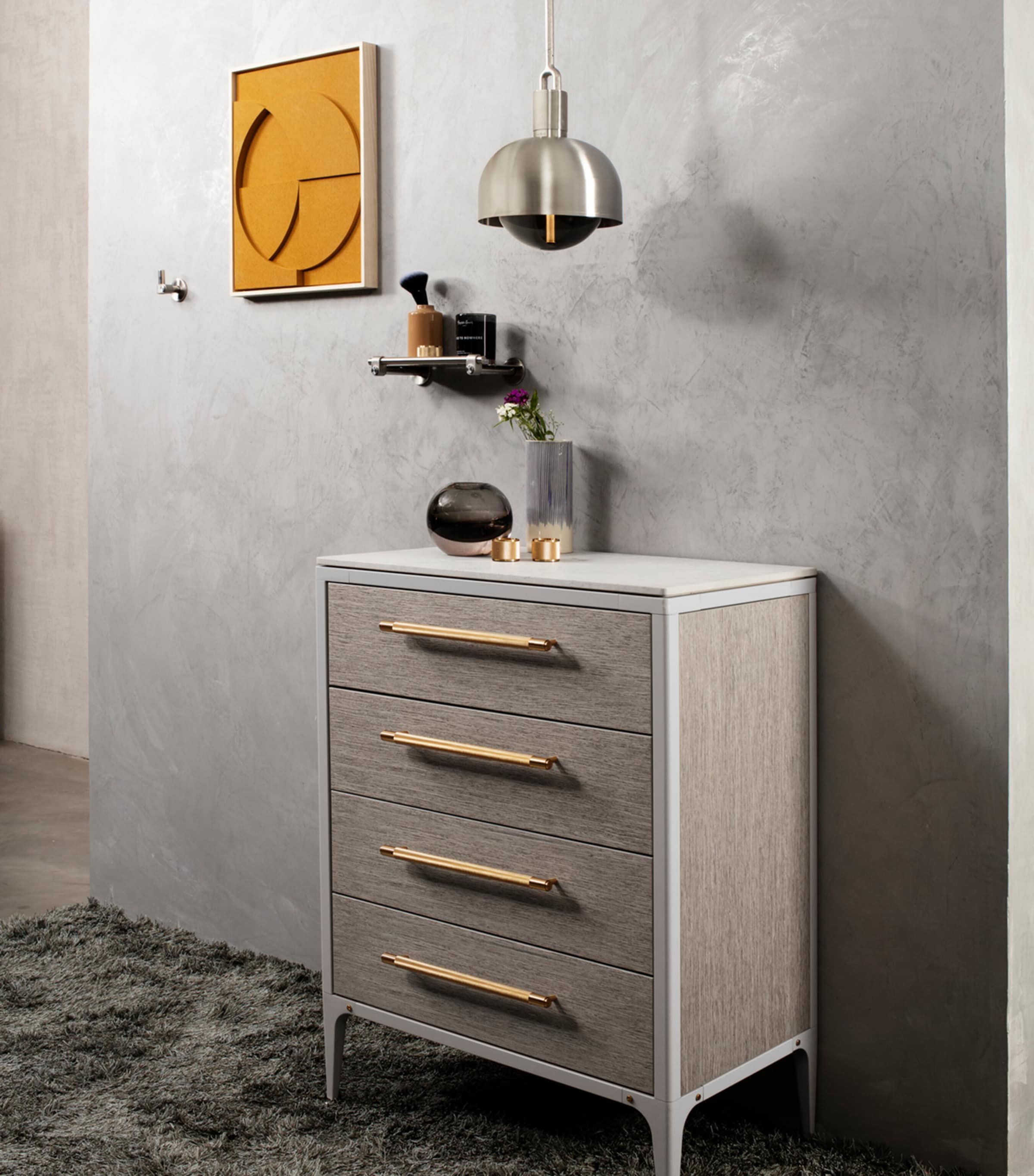 Globe Forked Pendant Light STEEL Image 3