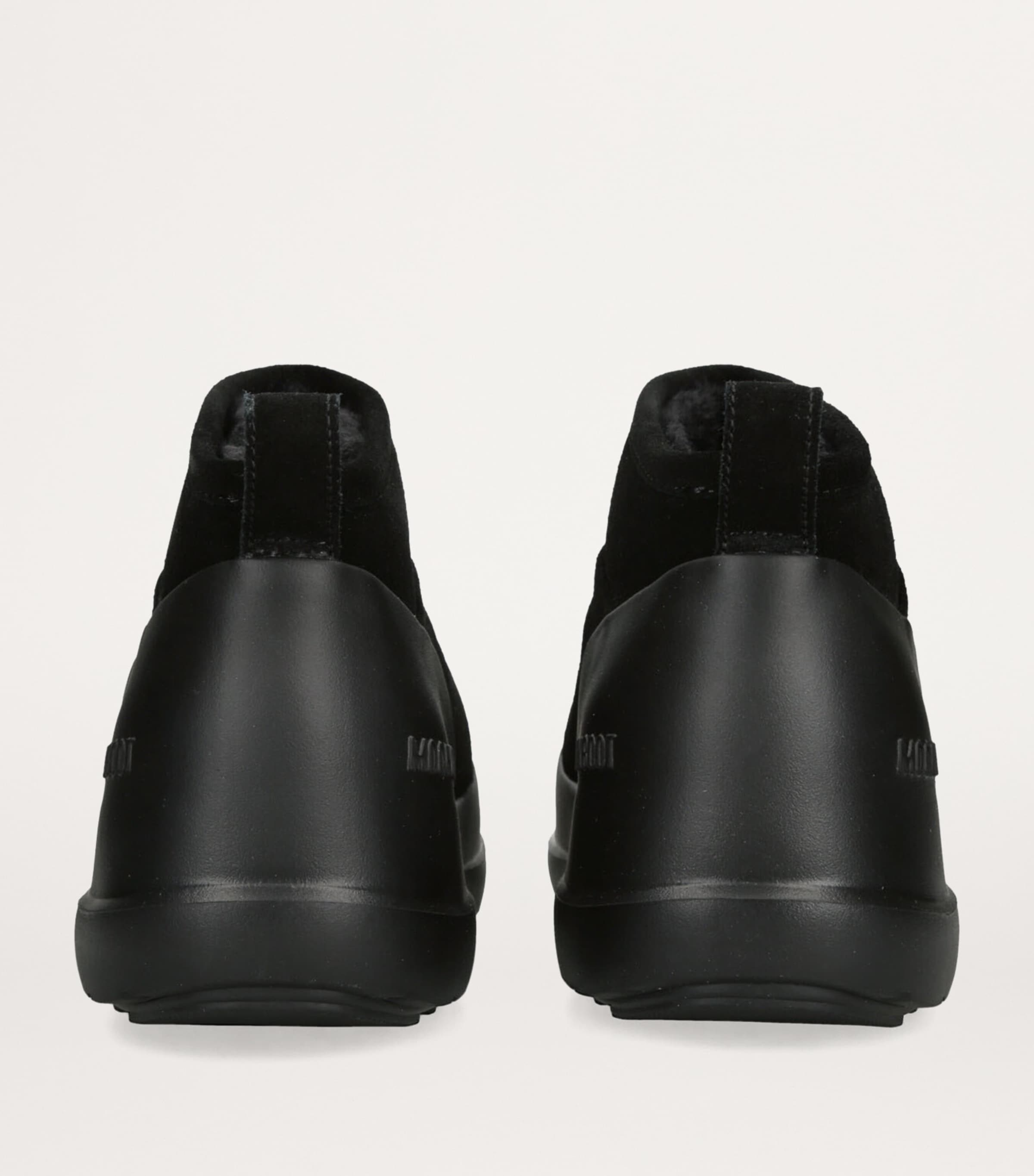 Suede Luna Low Boots BLACK Image 2