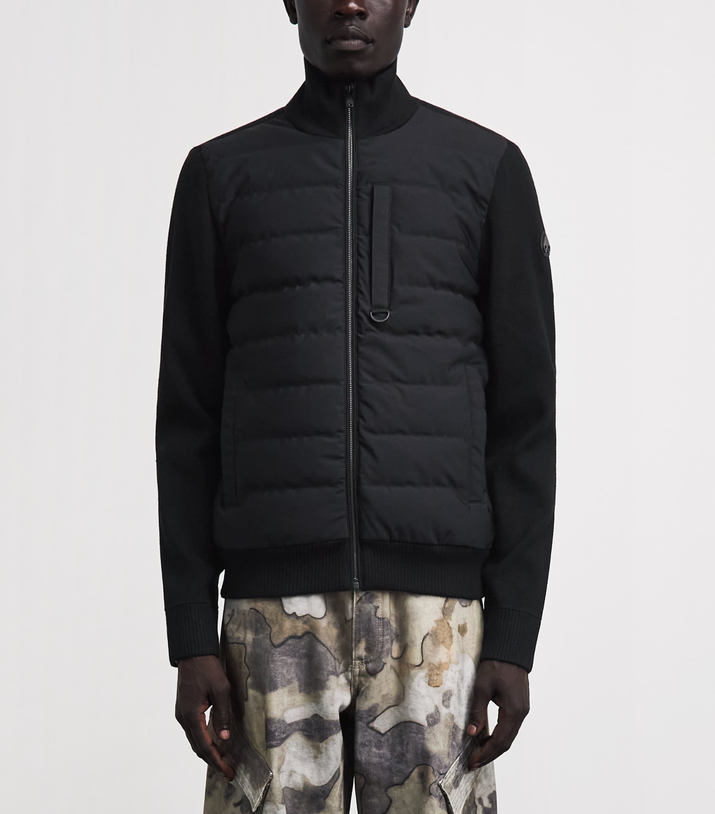 Moose Knuckles Mens Kamet Hybrid Jacket Black Image 4