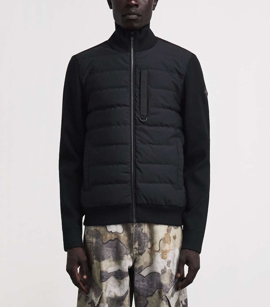 Moose Knuckles Mens Kamet Hybrid Jacket Black Image 4