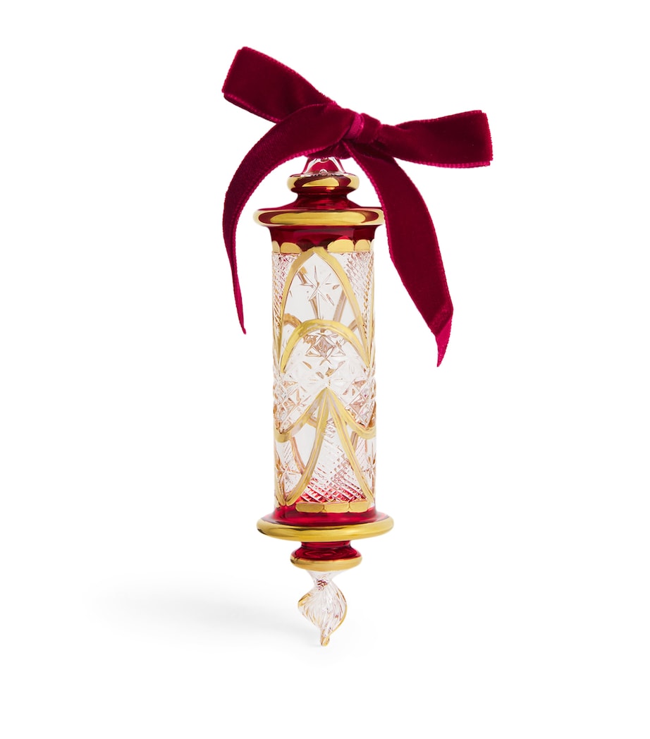 Scroll Tree Decoration RED / GOLD Image 1