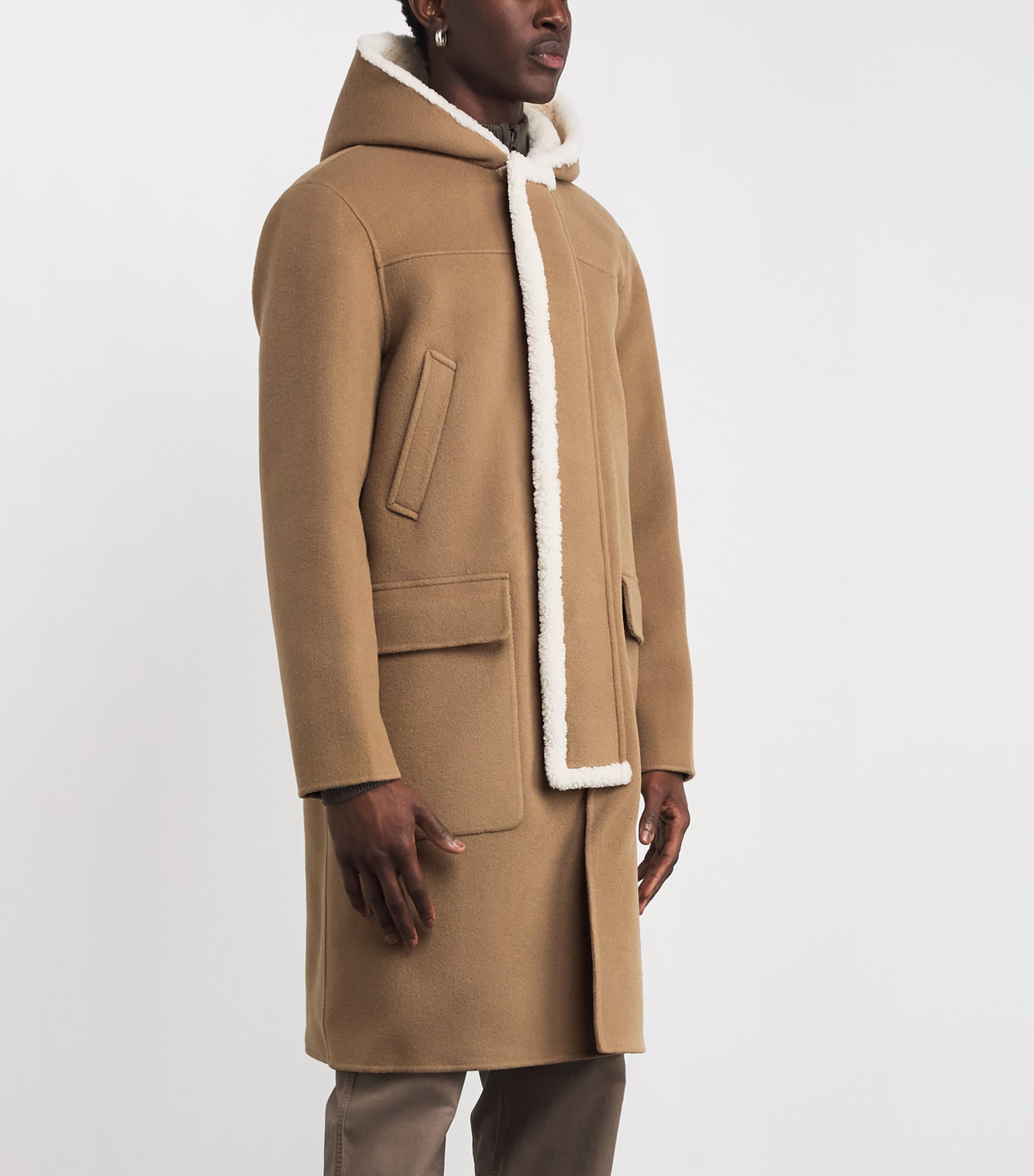 Wool Abraham Duffle Coat OTTERNATUR A Image 3