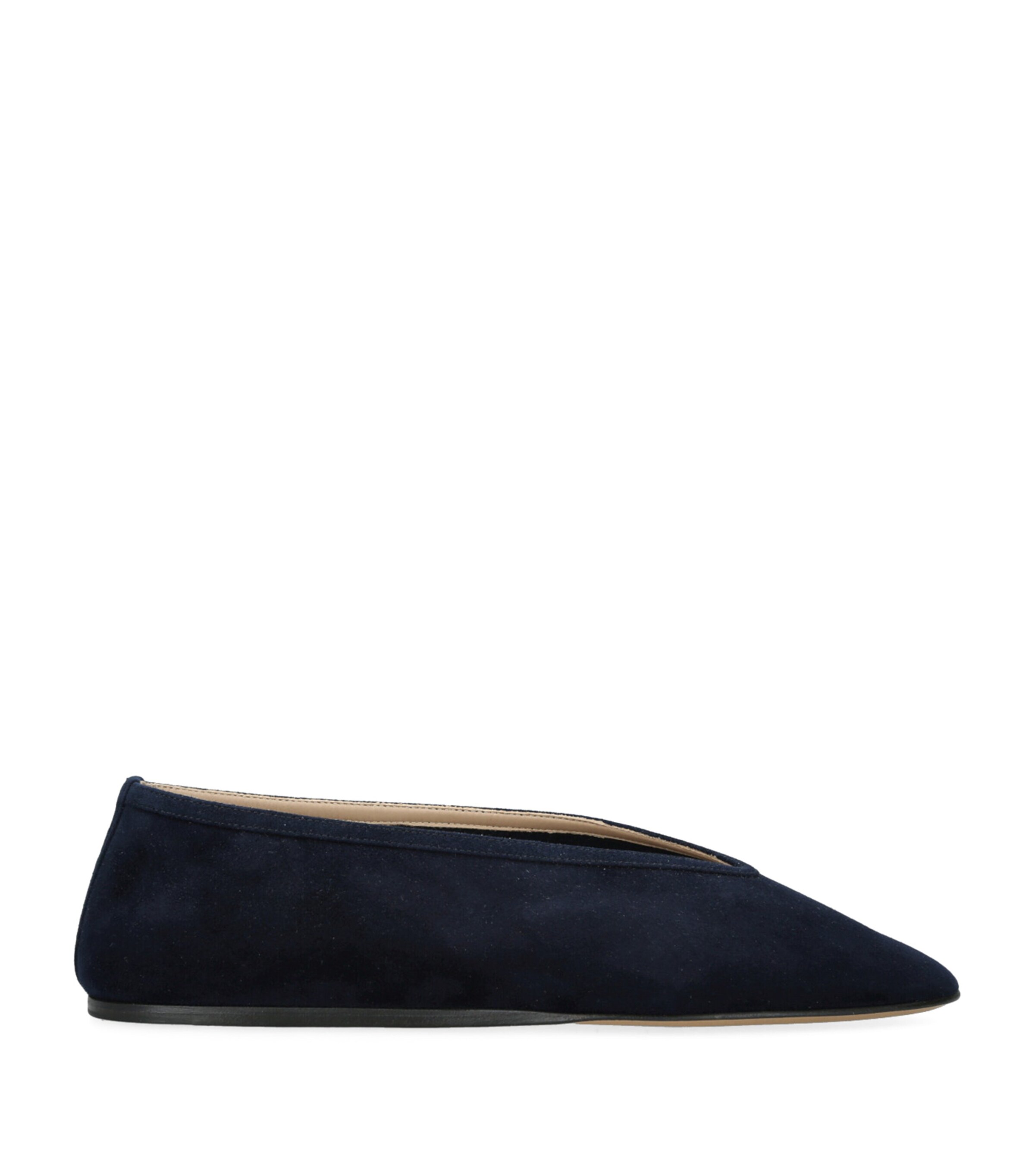 LE MONDE BERYL SUEDE LUNA BALLET FLATS