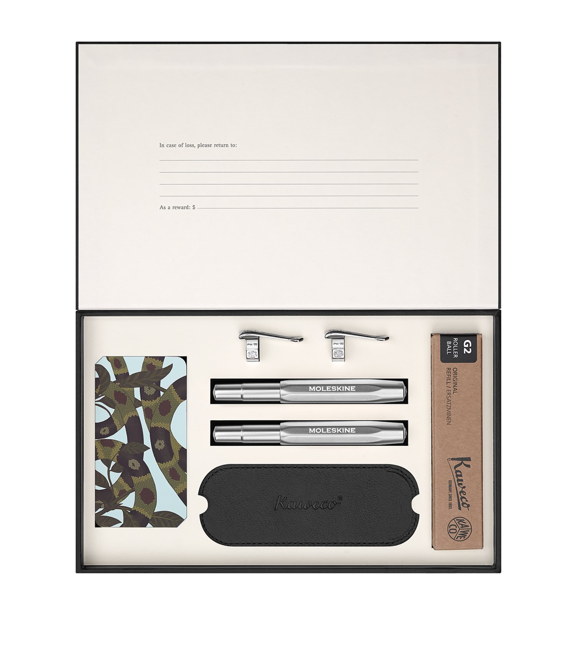 Moleskine Year Of The Snake Luxury Collector's Box In Green