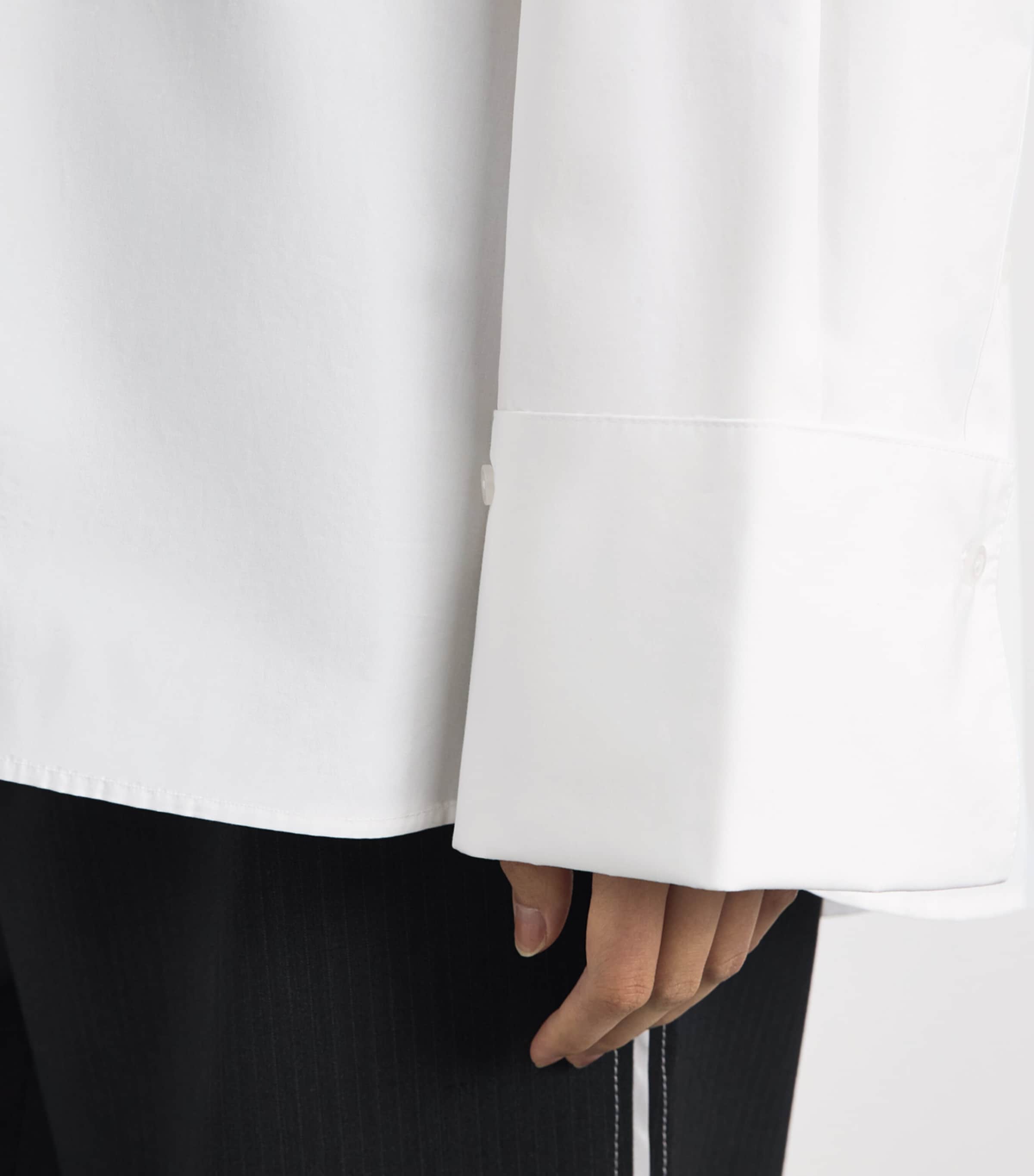Herskind Womens Cotton Inga Oversized Shirt White Image 3