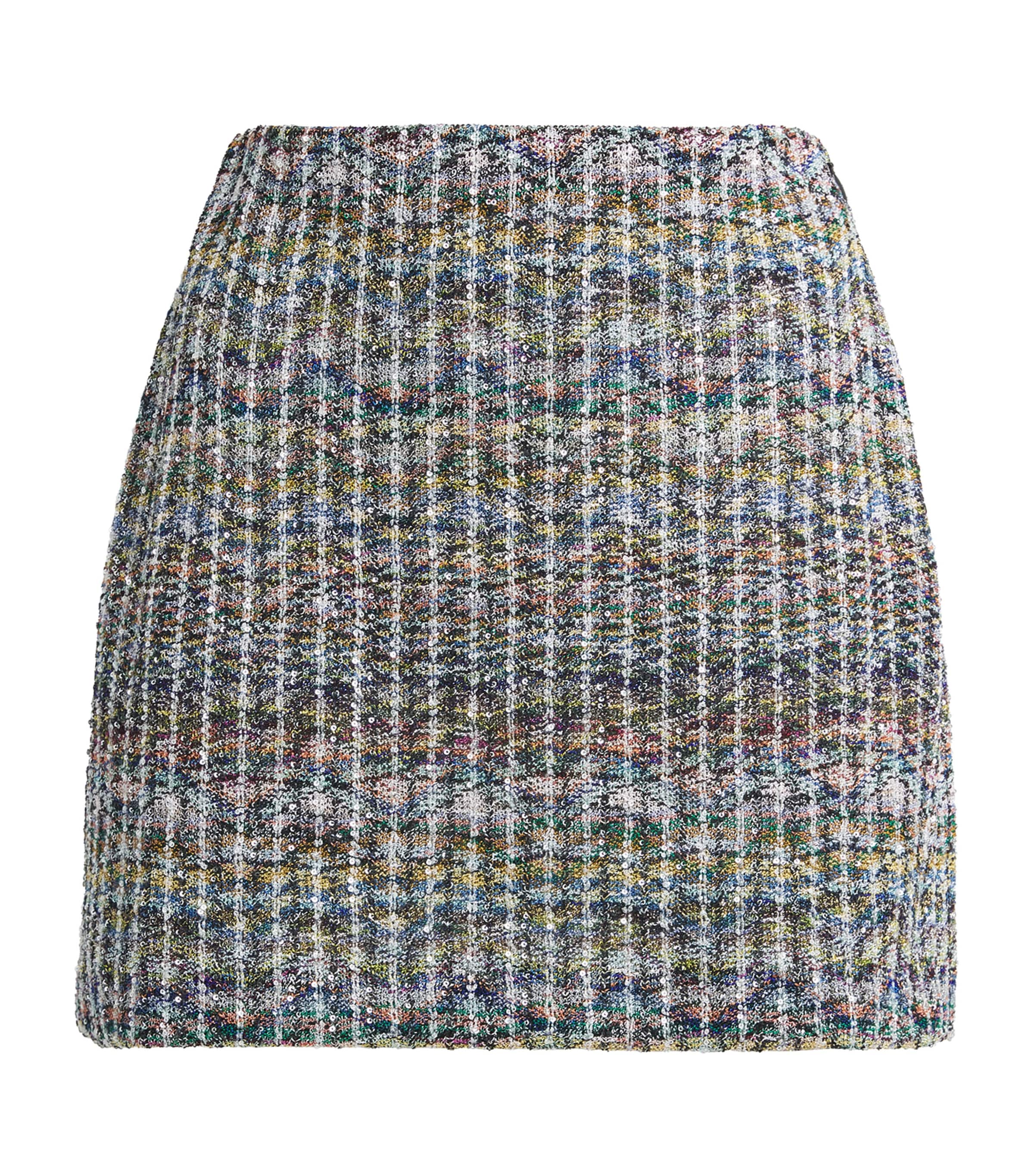 Missoni Womens Chevron Mini Skirt Smspw Light Multiclr Image 1