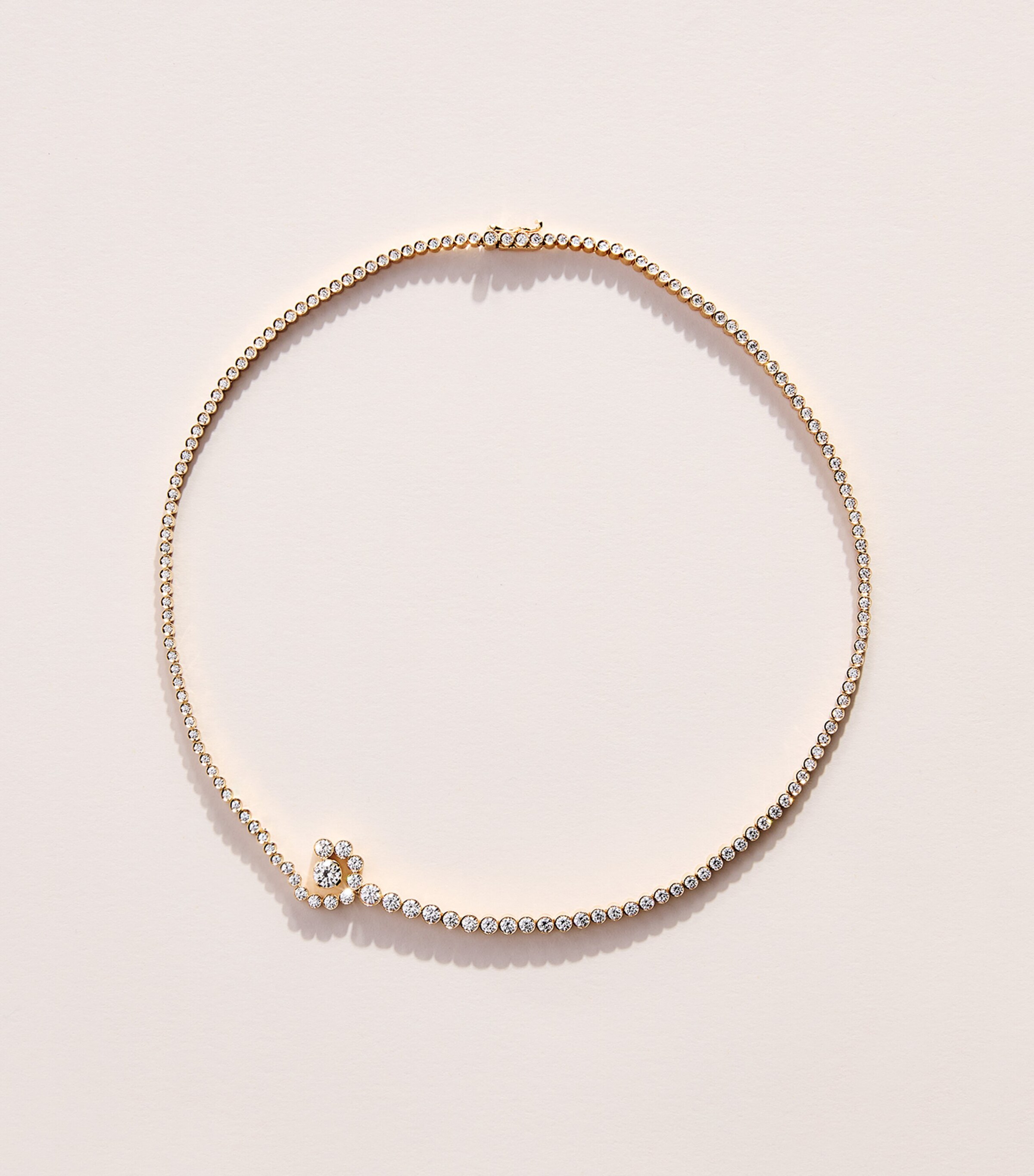 Sophie Bille Brahe Yellow Gold and Diamond Collier d’Escargot Necklace Yellow Gold Image 1