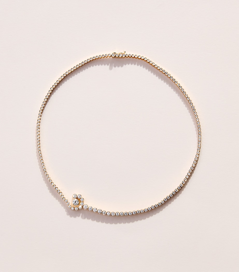 Sophie Bille Brahe Yellow Gold and Diamond Collier d’Escargot Necklace Yellow Gold Image 1