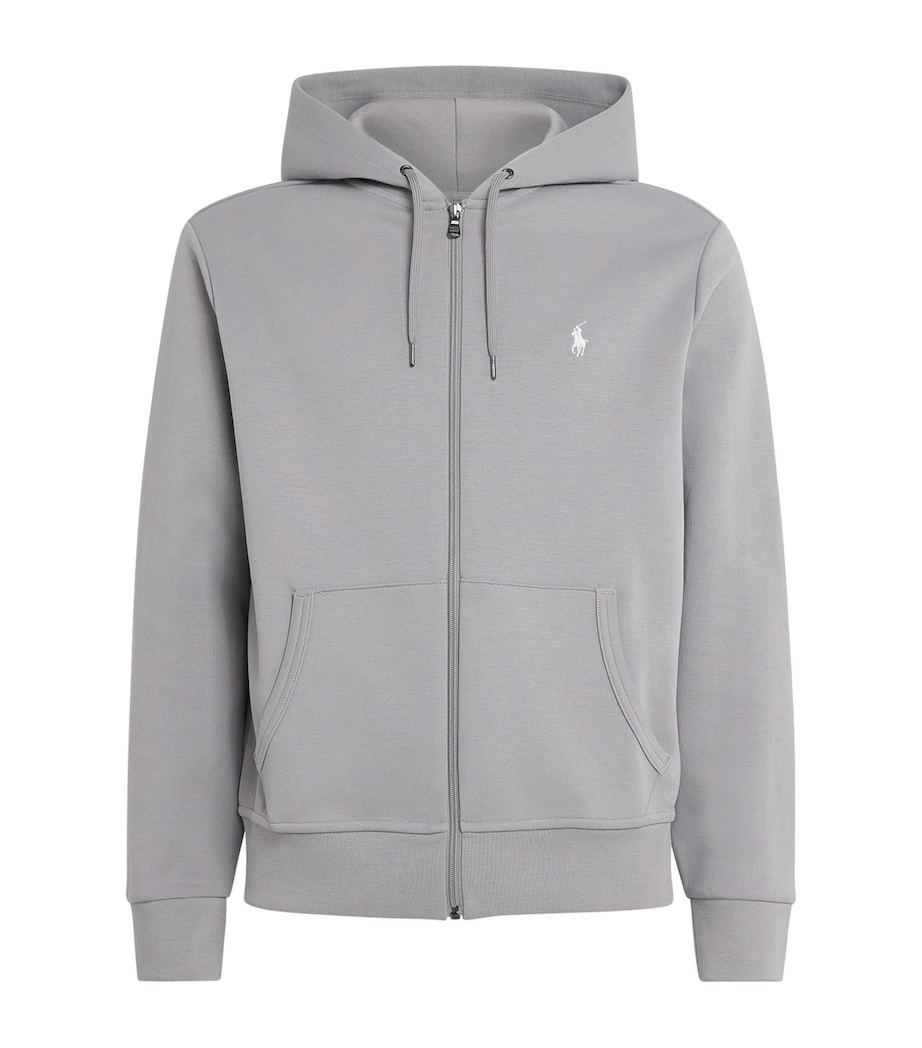 Tech Knit Zip-Up Hoodie GREY Image 1
