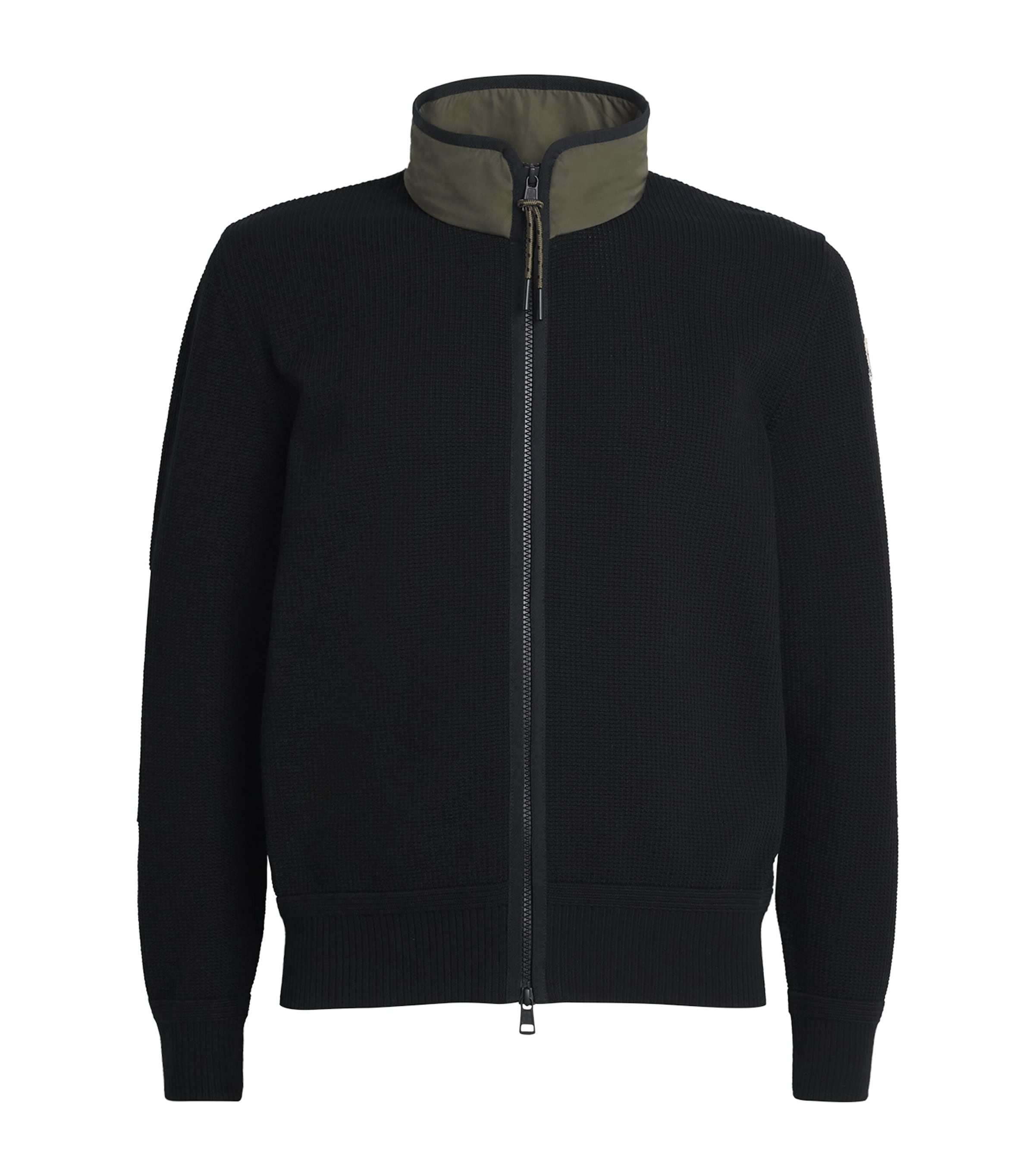 Moncler Mens Cotton Zip-Up Cardigan Image 1