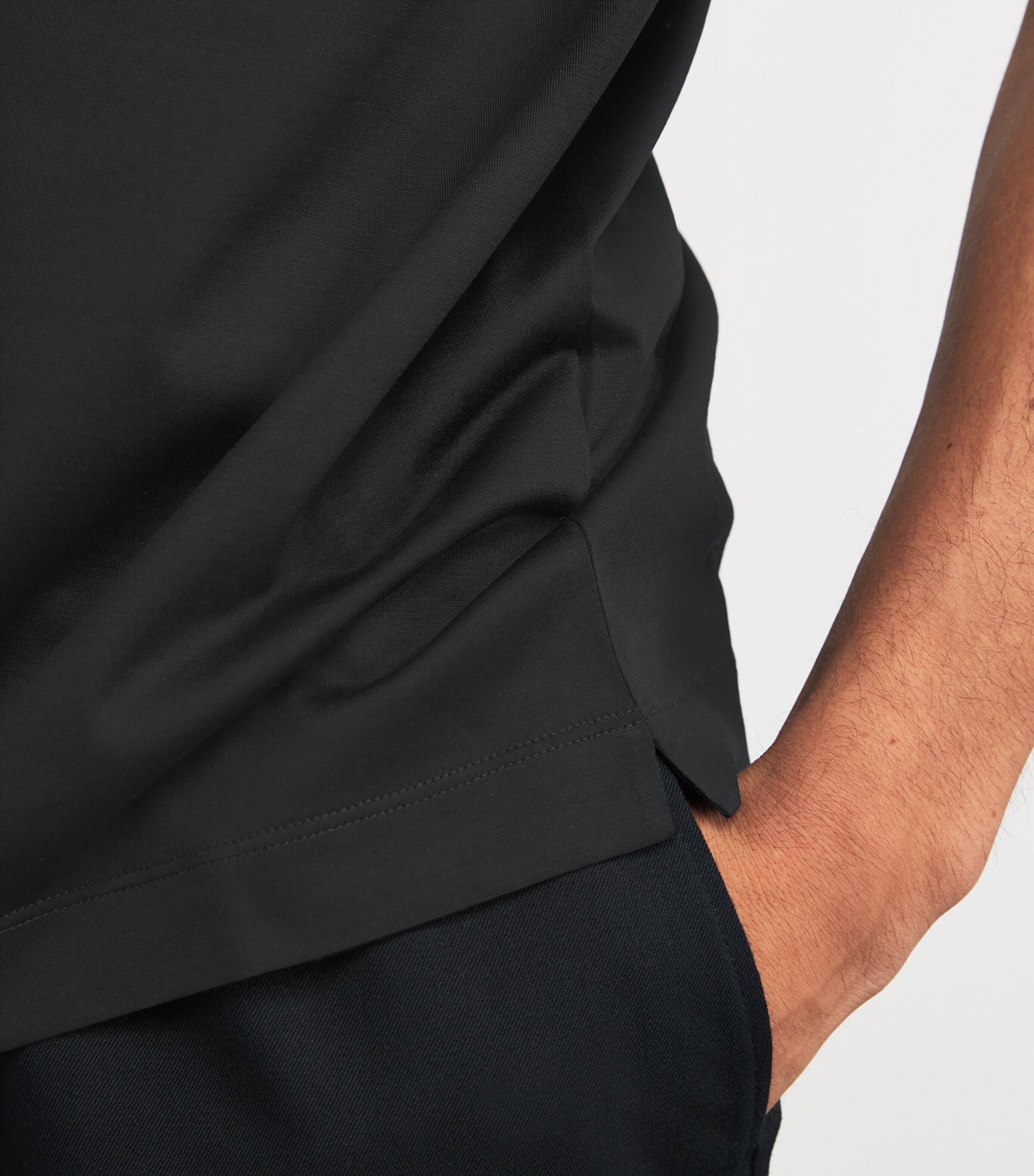 Canali Mens Cotton Crew-Neck T-Shirt Image 6