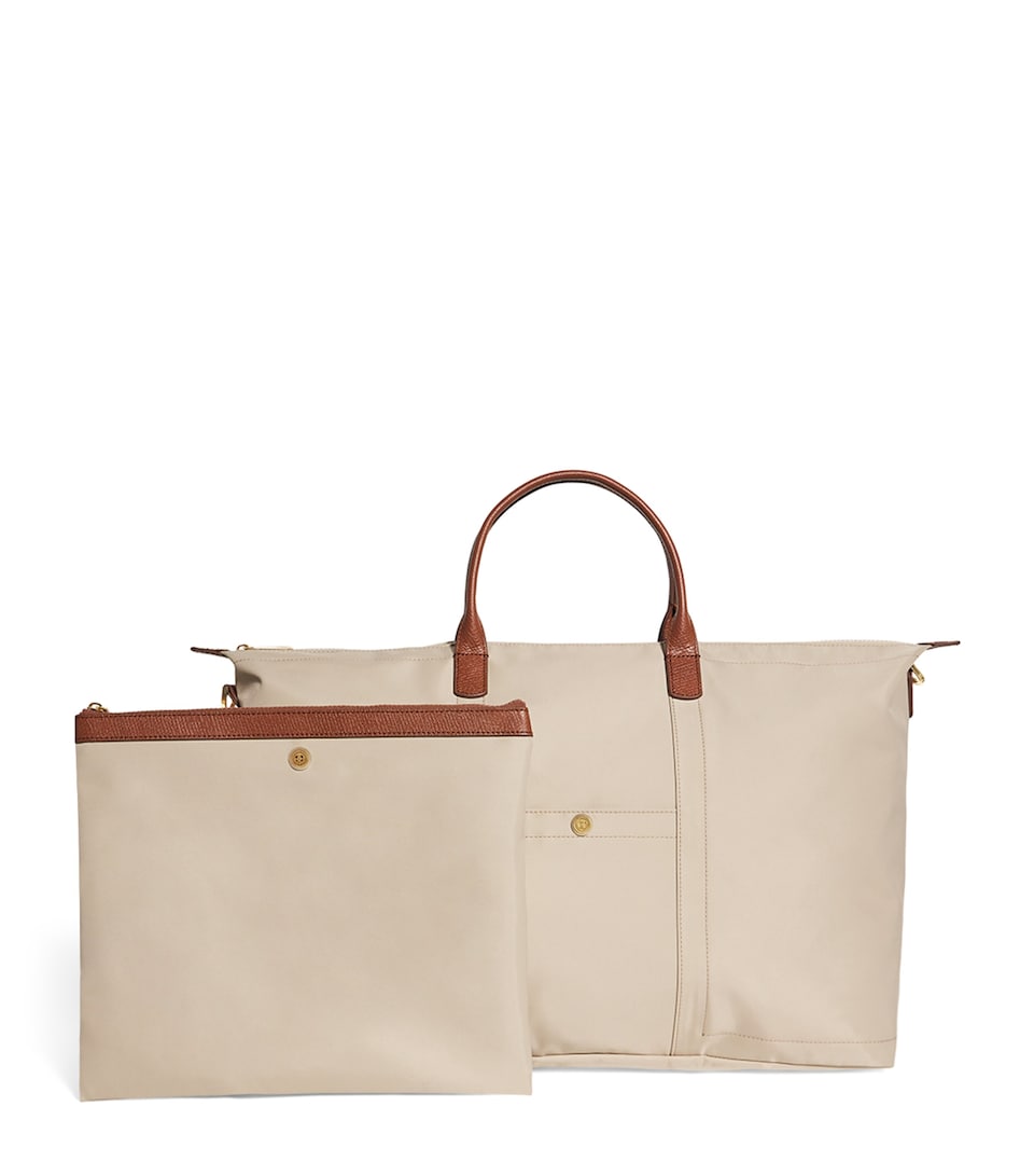 Nylon Overnight Tote Bag