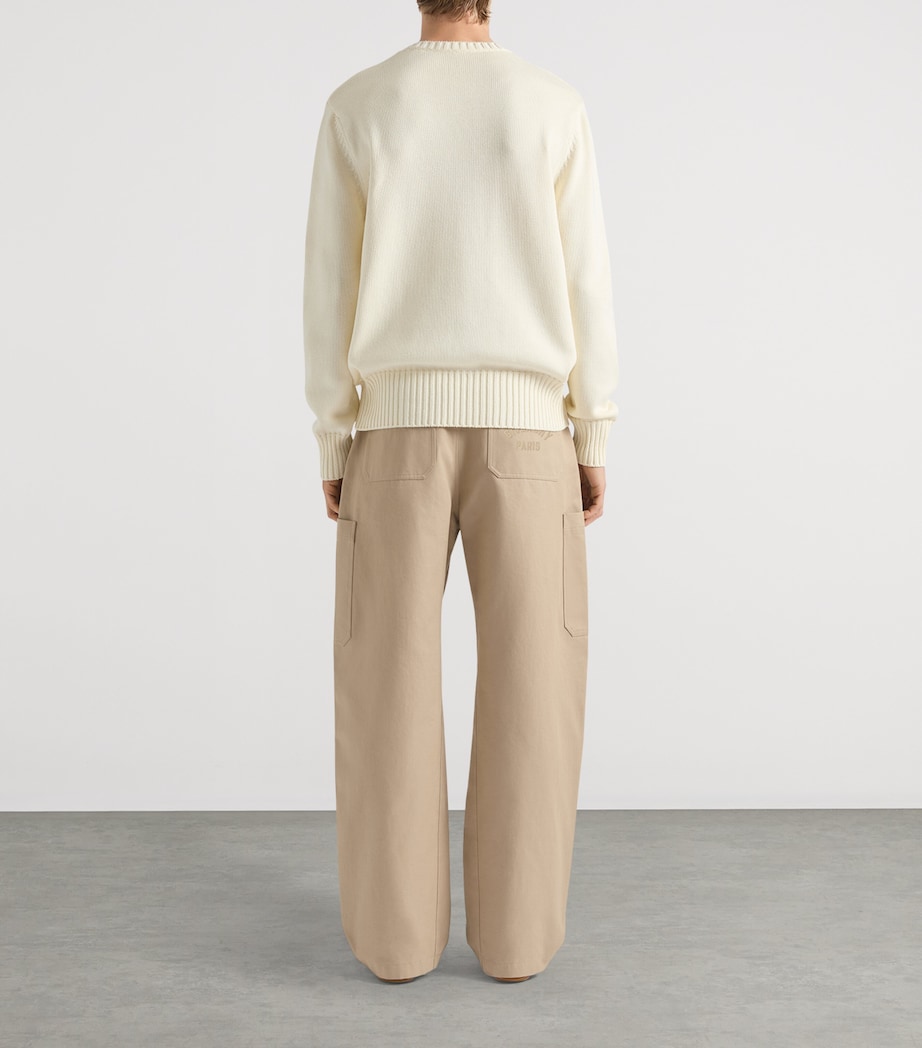 Cotton Cargo Trousers BEIGE Image 3