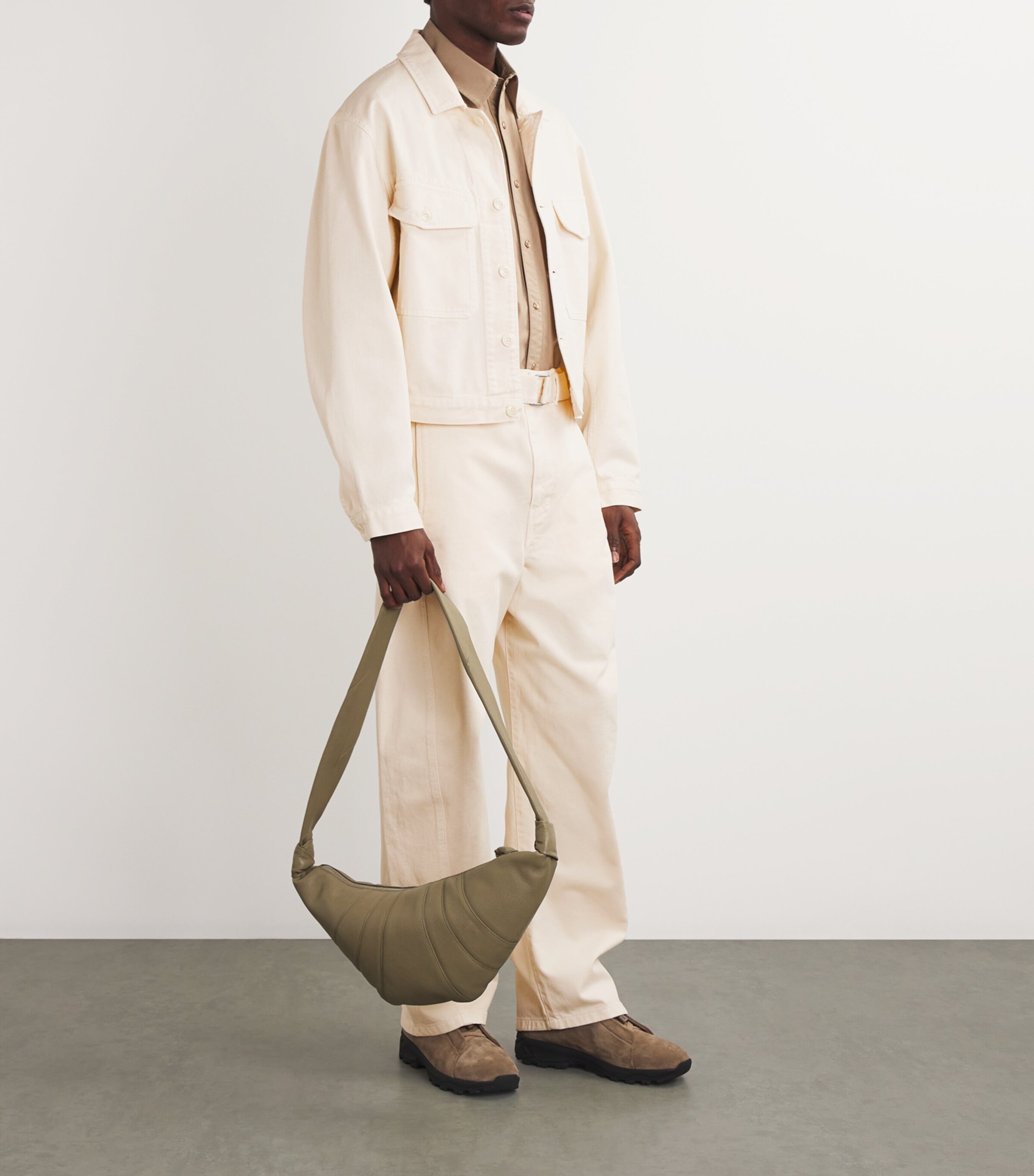 Belted Twisted Jeans WH004/SNOWY OFF WHTE Image 2