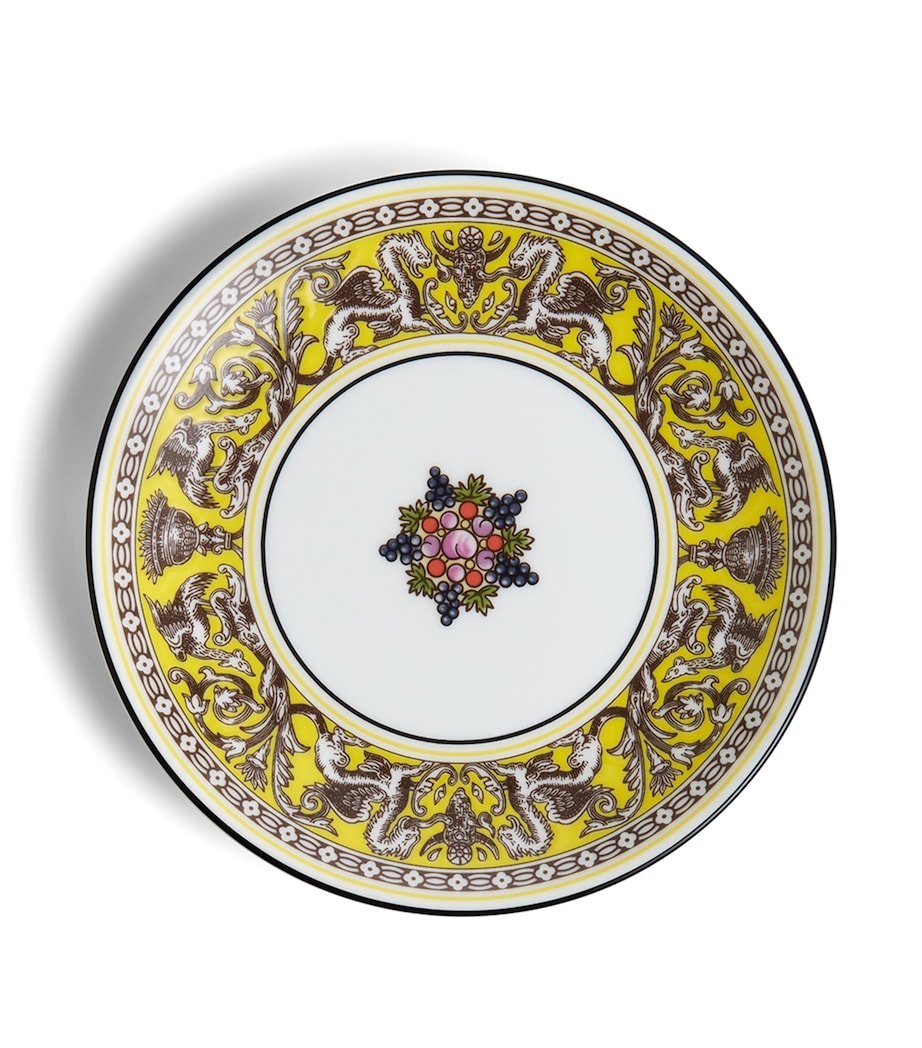 Wedgwood Florentine Citron Petite Tray (12cm) Yellow Image 1