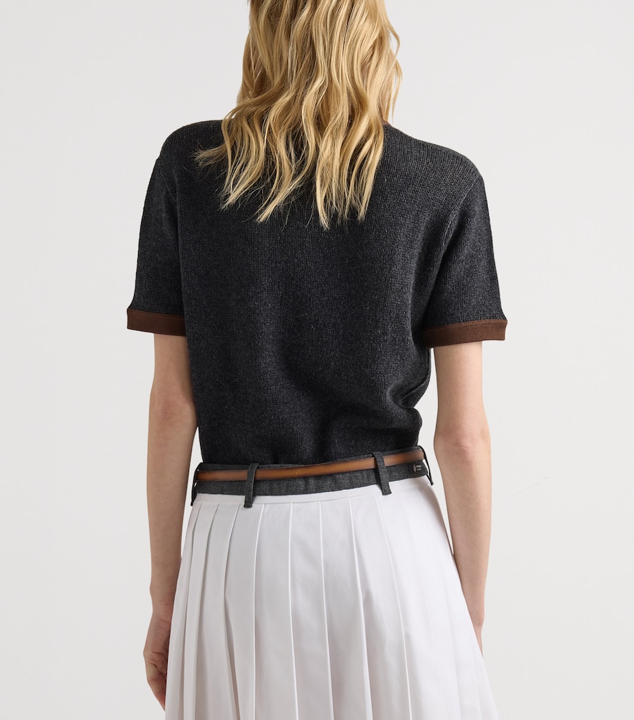Prada Womens Cashmere Crew Neck Sweater Image 5