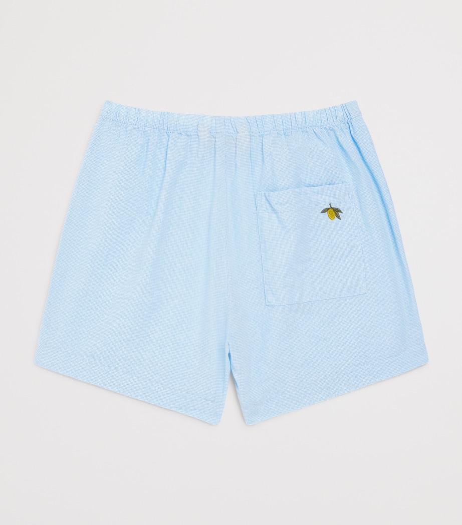 KONGES SLOJD Organic Cotton Fran Shorts (9 Months - 10 Years) Blue Image 2