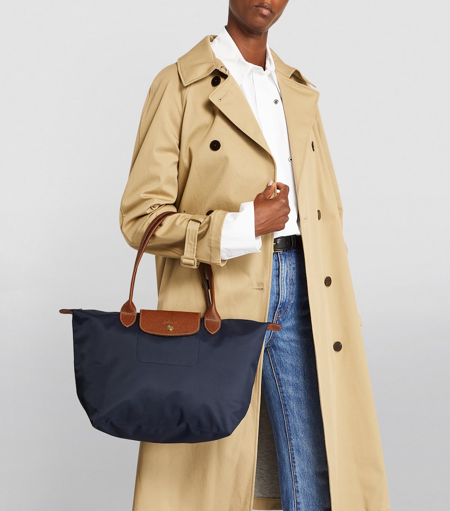 Medium Le Pliage Original Tote Bag P68 NAVY Image 2
