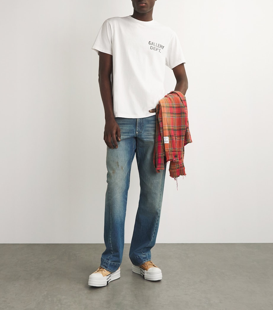 Cotton Logo T-Shirt WHITE Image 2