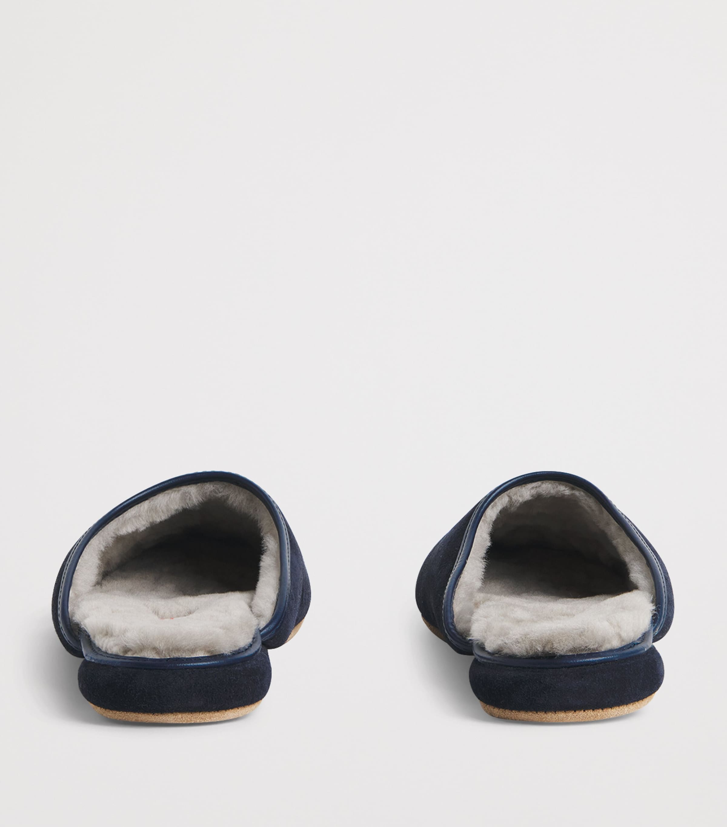 Suede Douglas Slippers NAVY Image 9