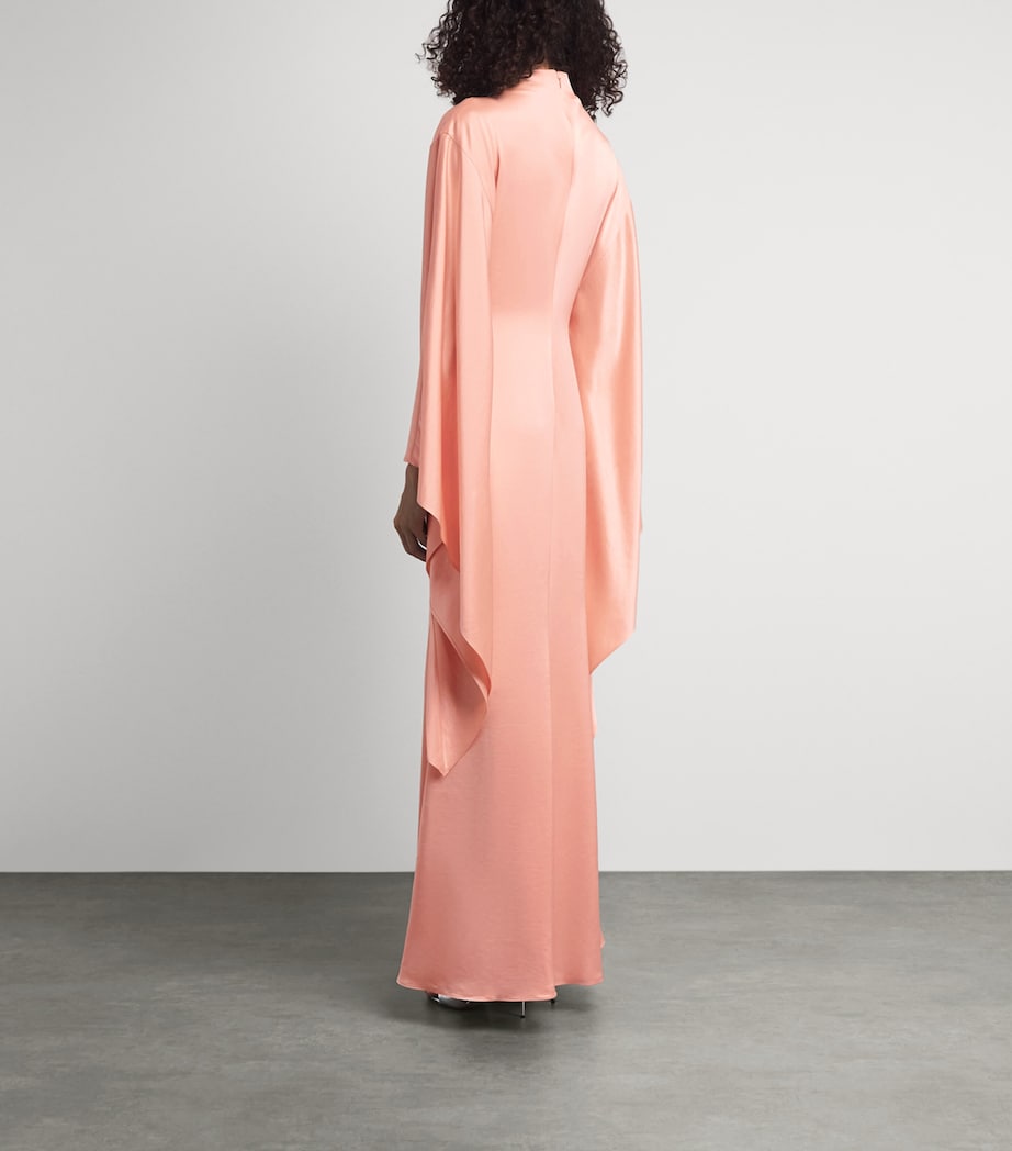 De La Vali Womens Dedalo Maxi Dress Pink Image 4