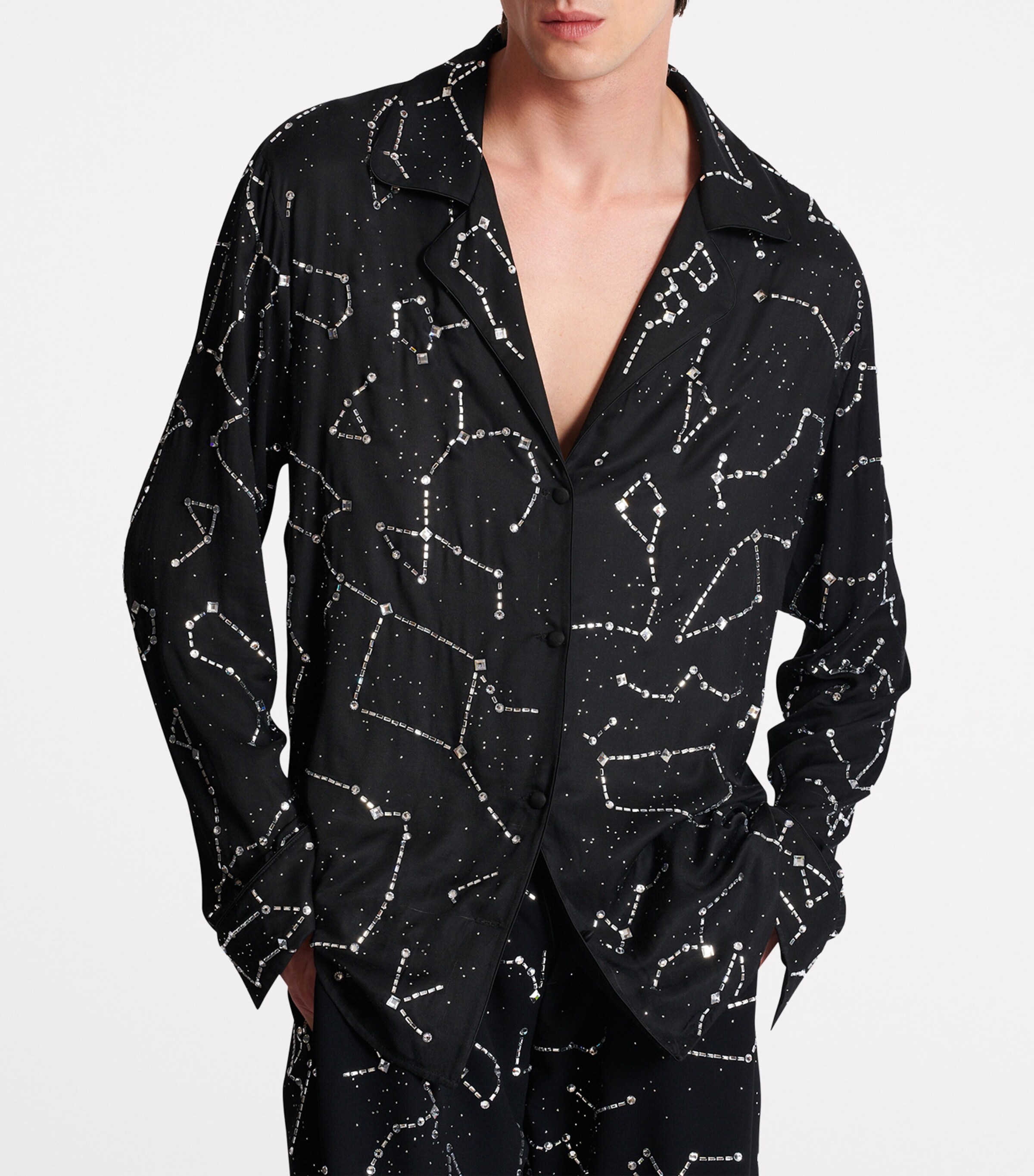 Constellation Embellished Shirt EHV NOIR/CRISTAL Image 2