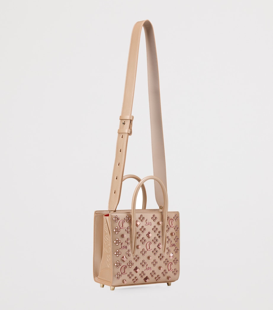 Mini Paloma Leather Top-Handle Bag F609 Image 5