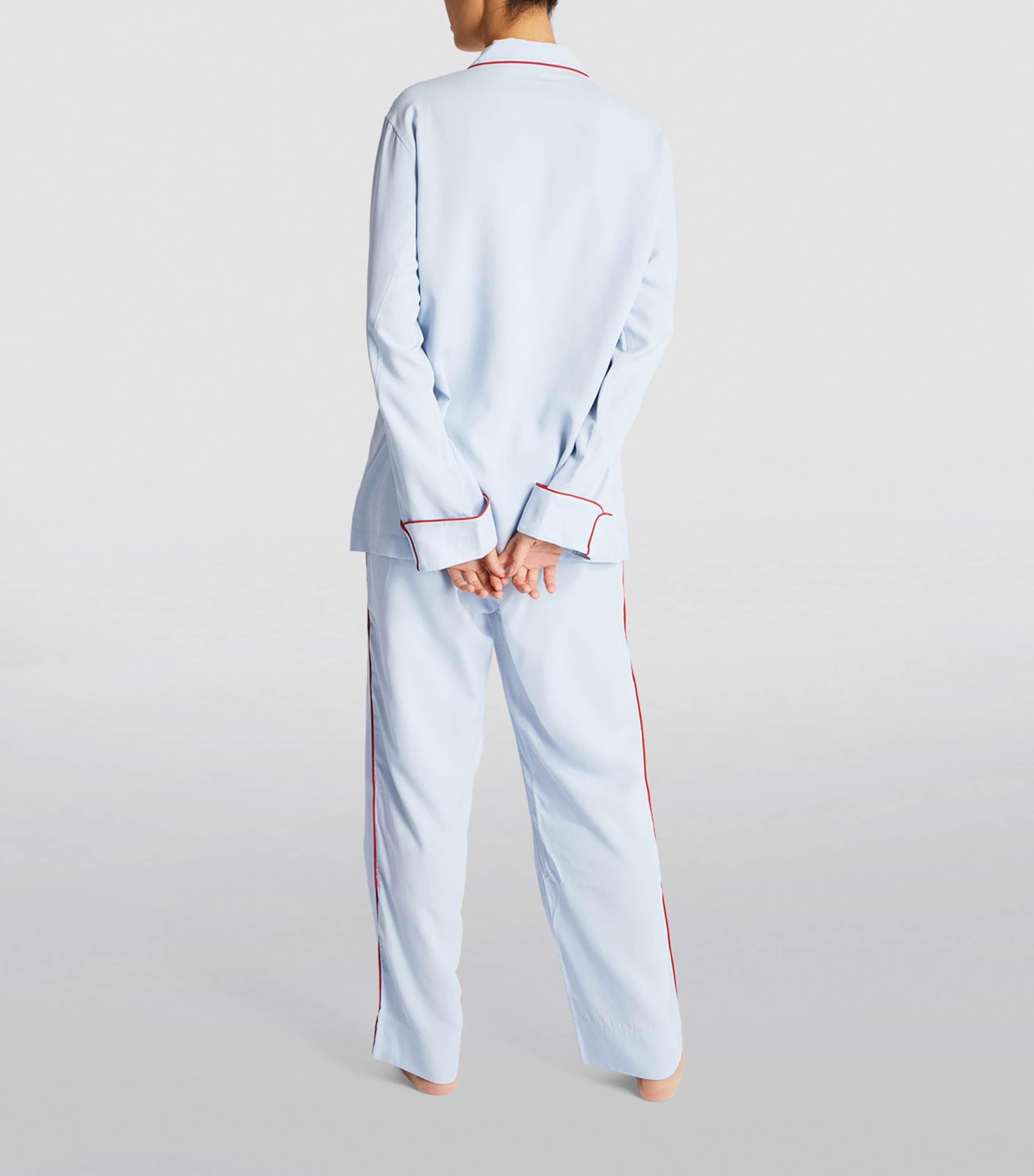 Silk Laurent Pyjama Set CERULEAN Image 3