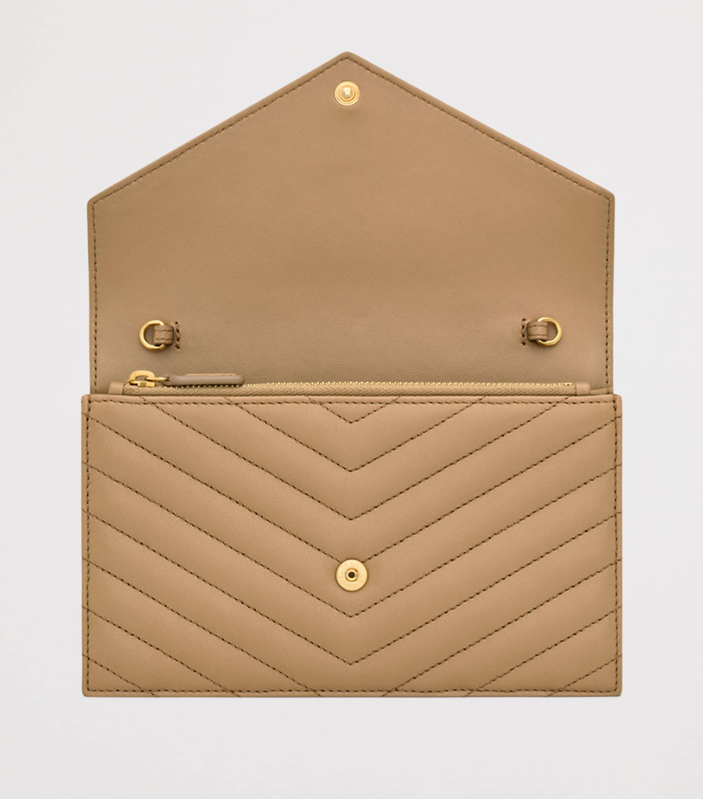 Leather Envelope Chain Wallet 2357 Image 4