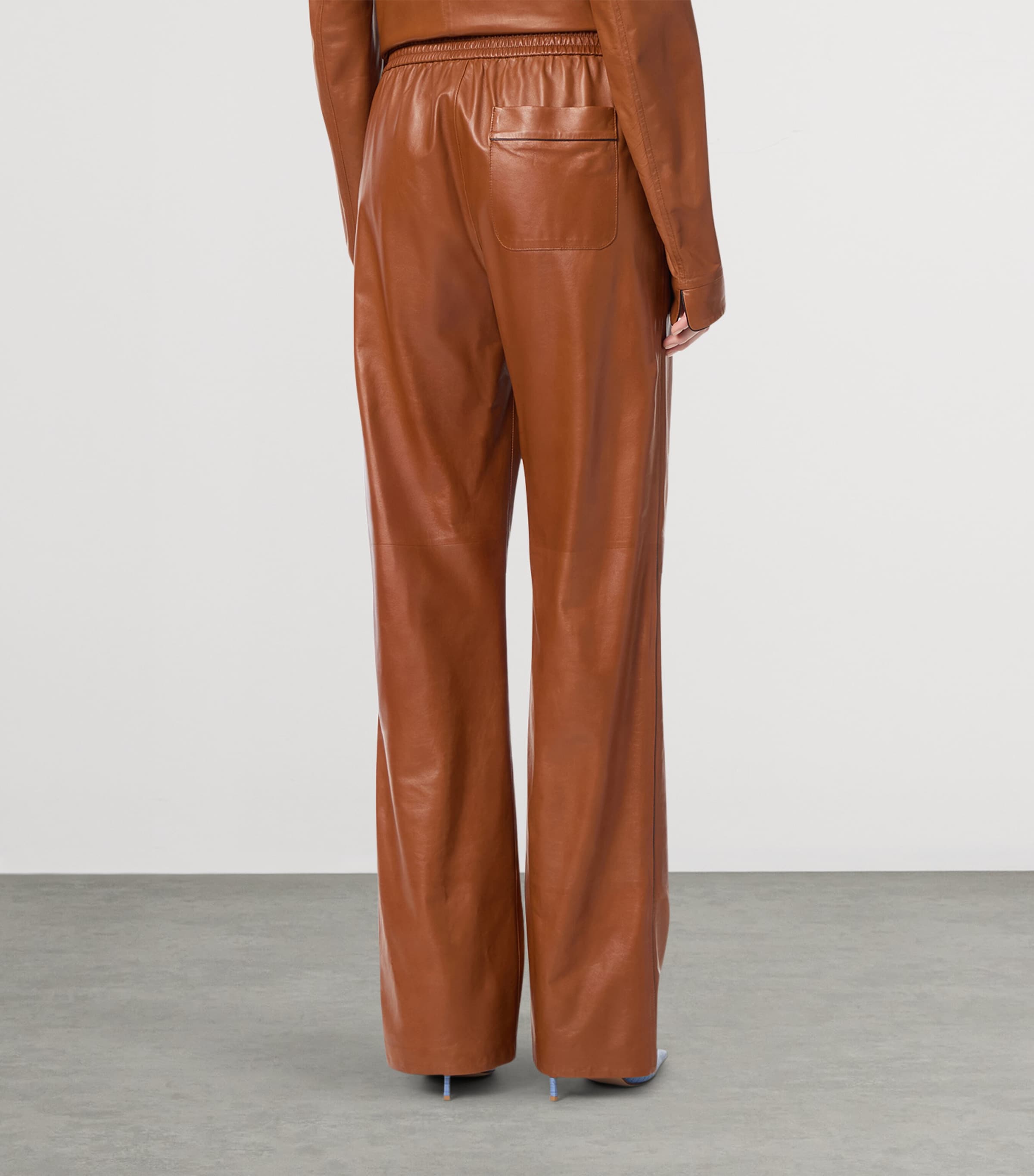 TOM FORD Womens Lambskin Tailored Trousers Edg Image 3