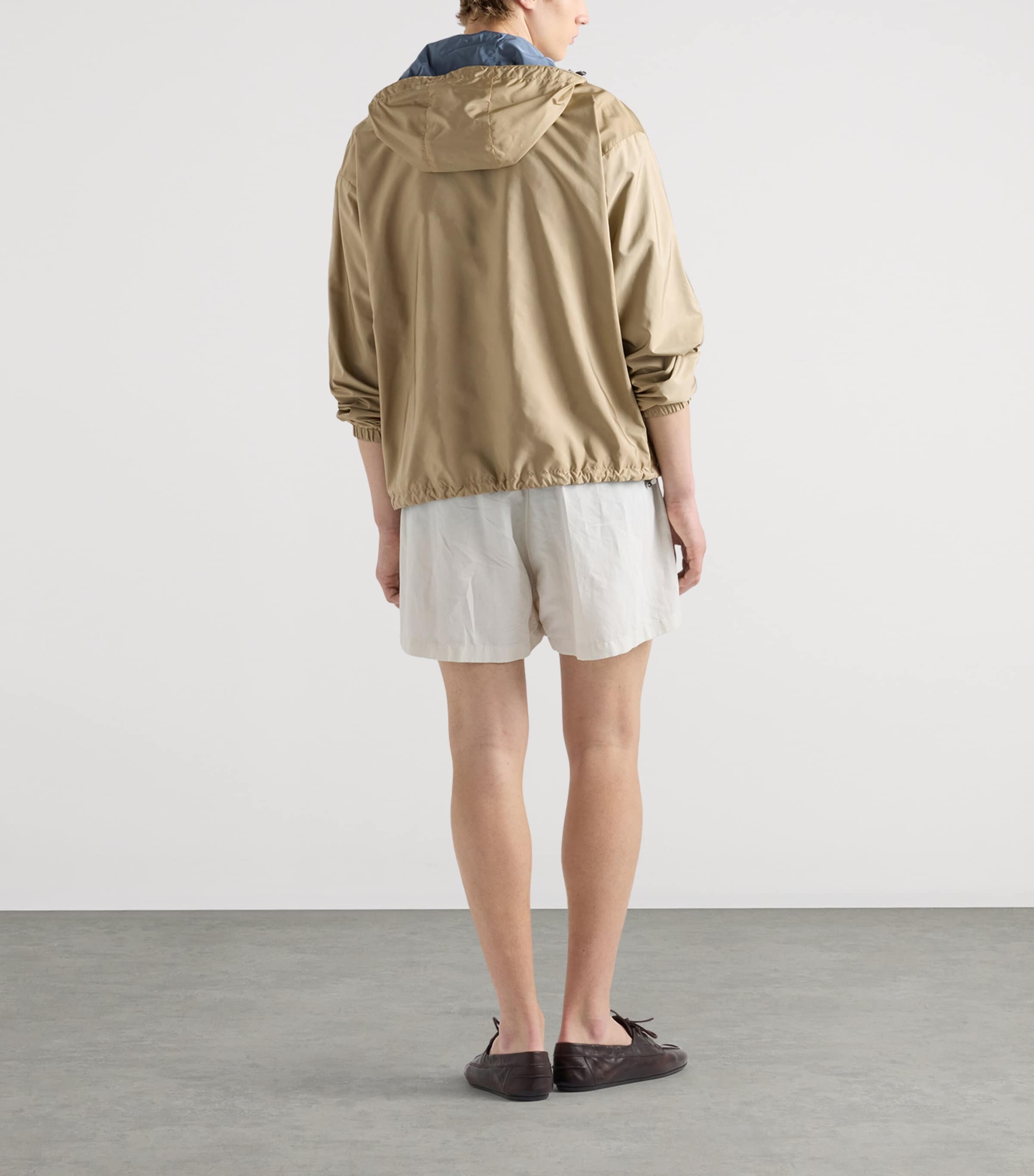 Prada Mens Re-Nylon Reversible Jacket Brown Image 5
