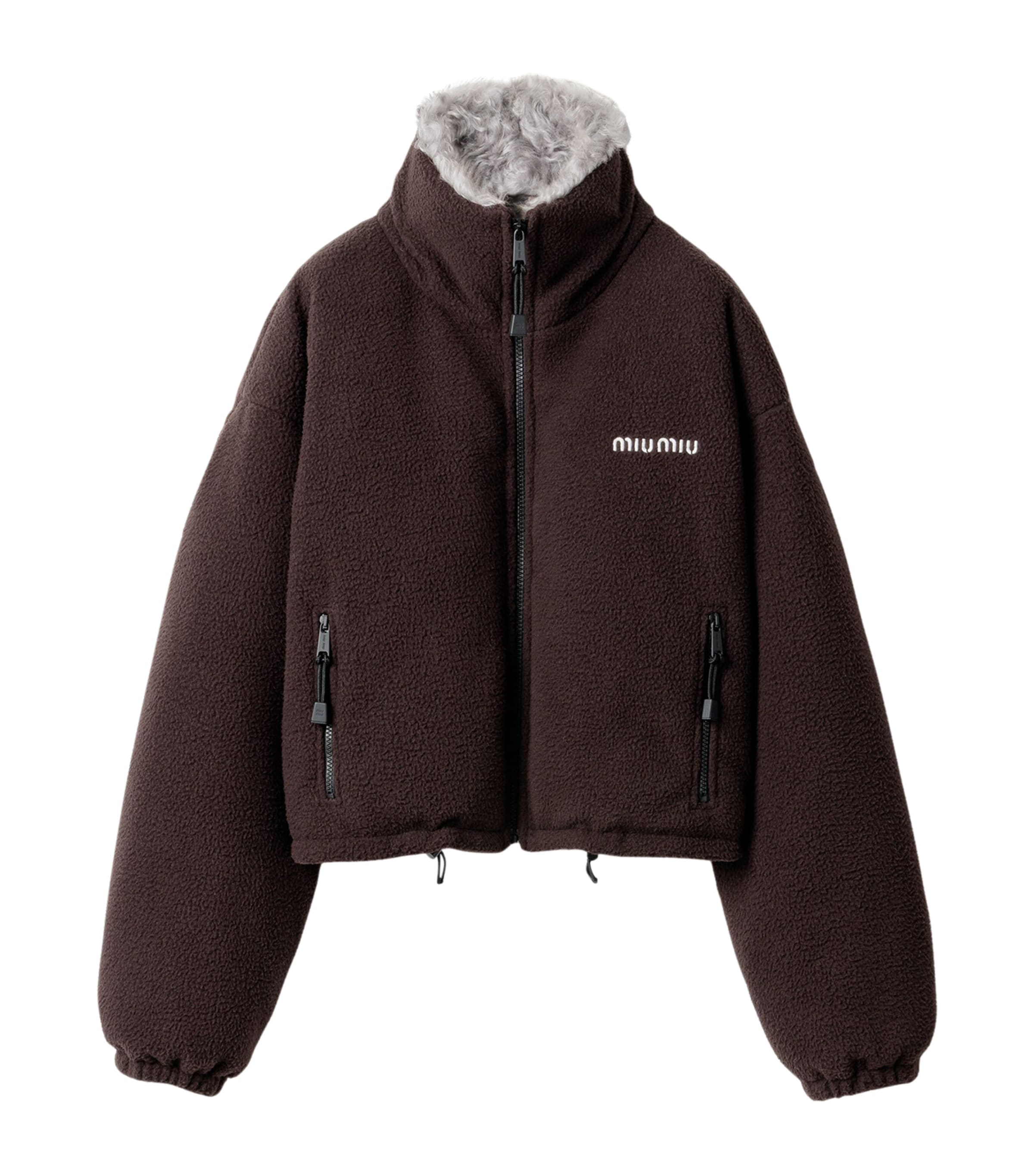 Fleece Cropped Jacket F0192 Image 1