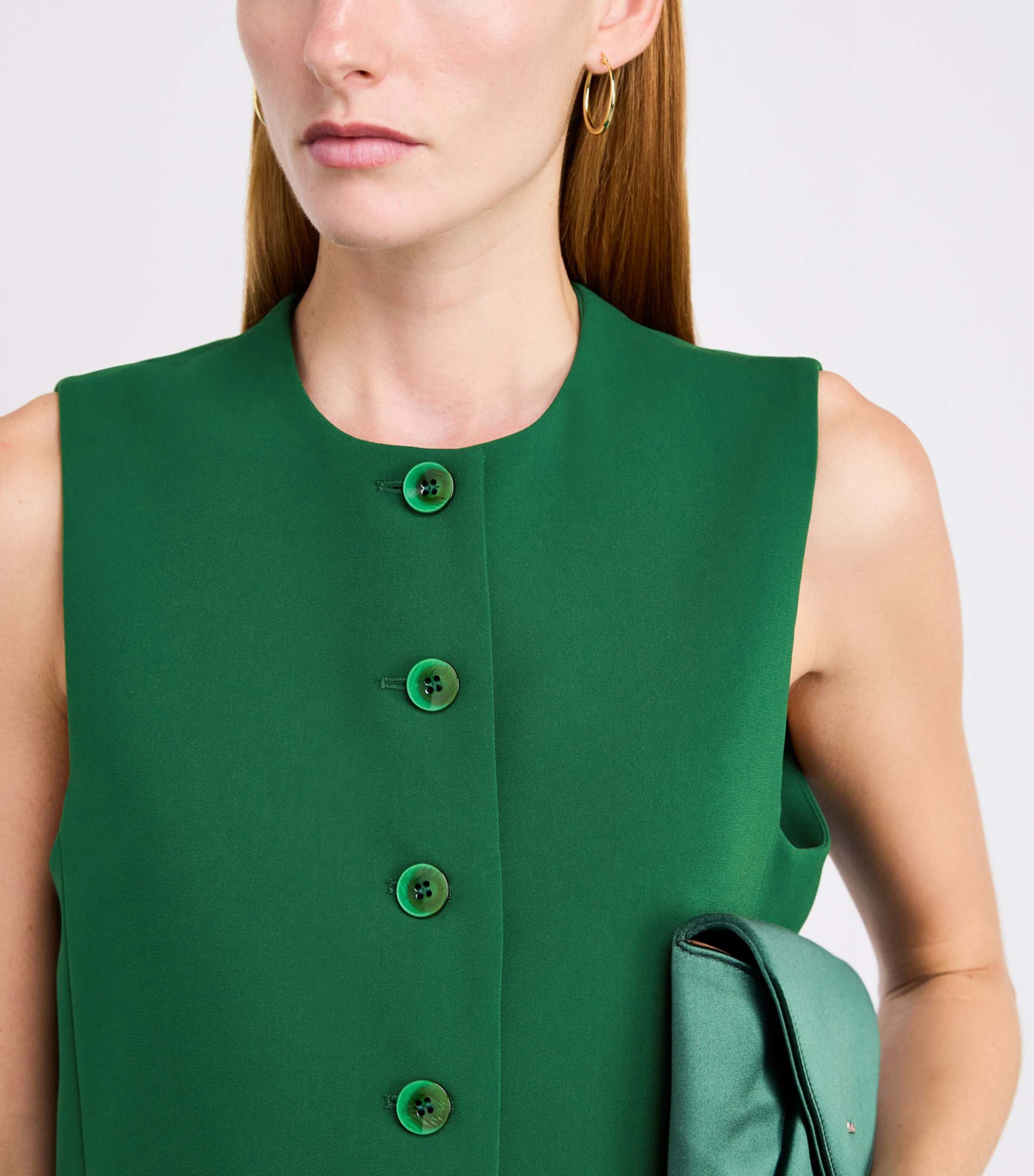 Cady Waistcoat EMERALD Image 6