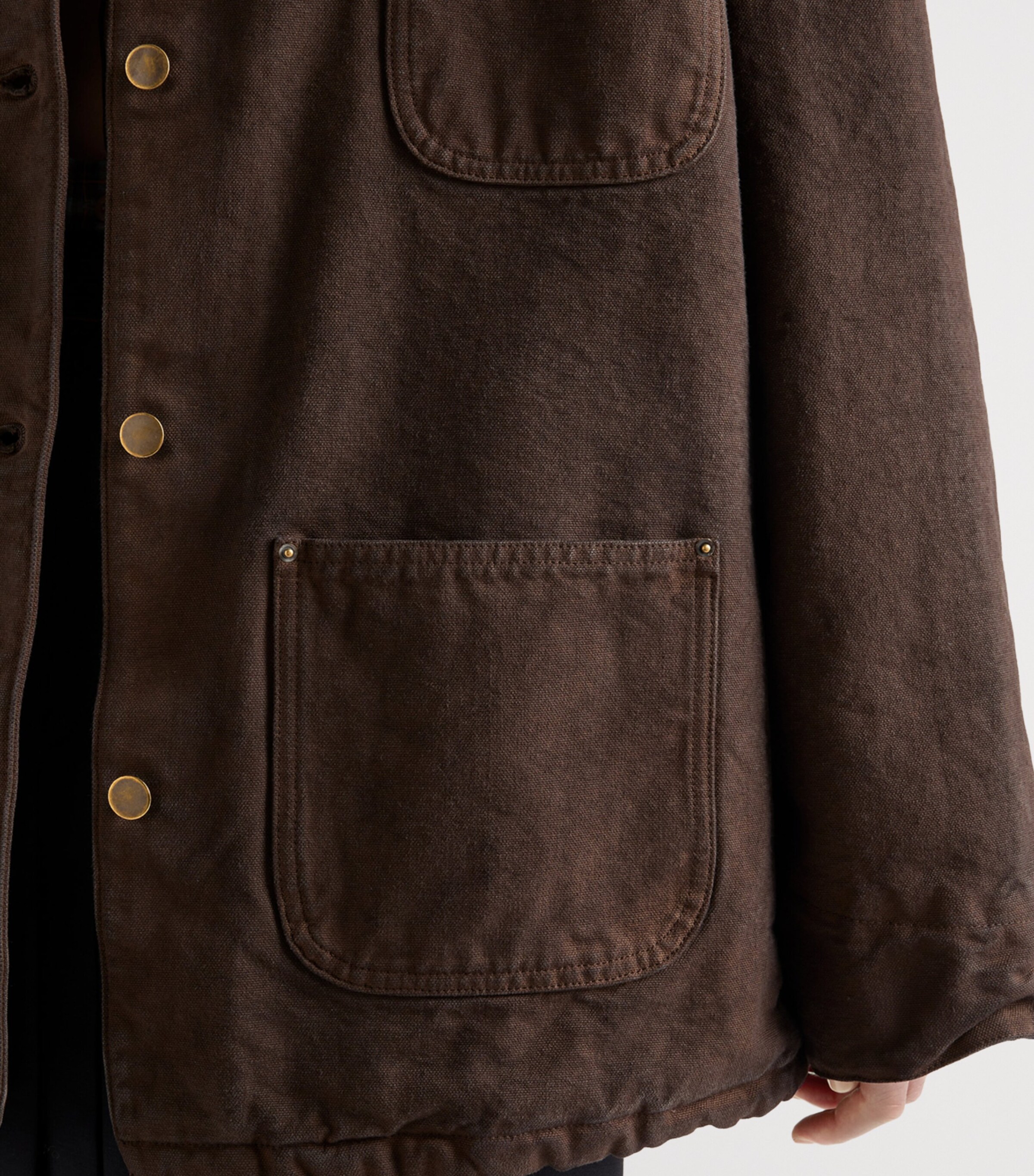 Canvas Oversized Jacket F0027 Image 3