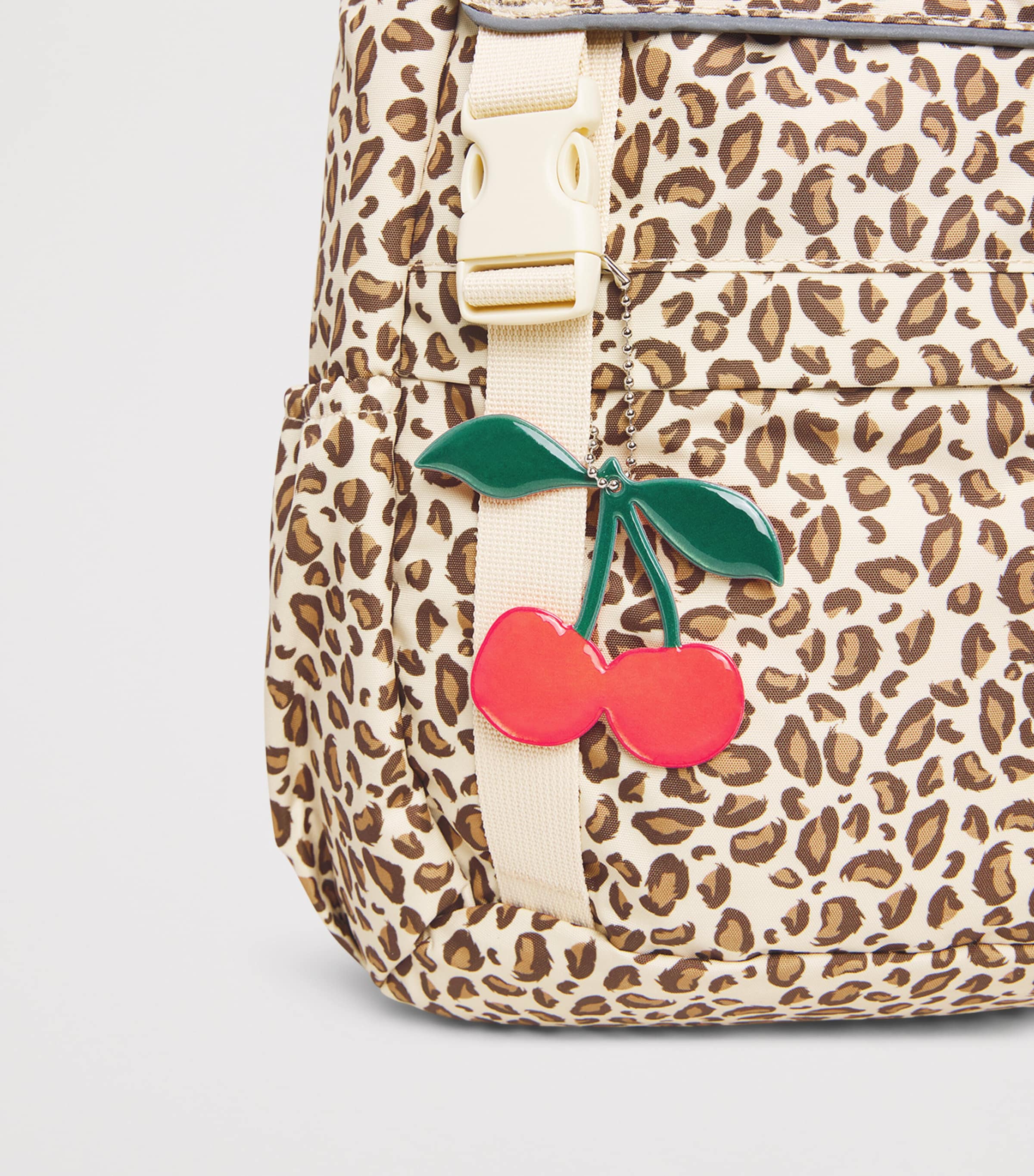 KONGES SLOJD Leopard Print Clover Backpack Image 4