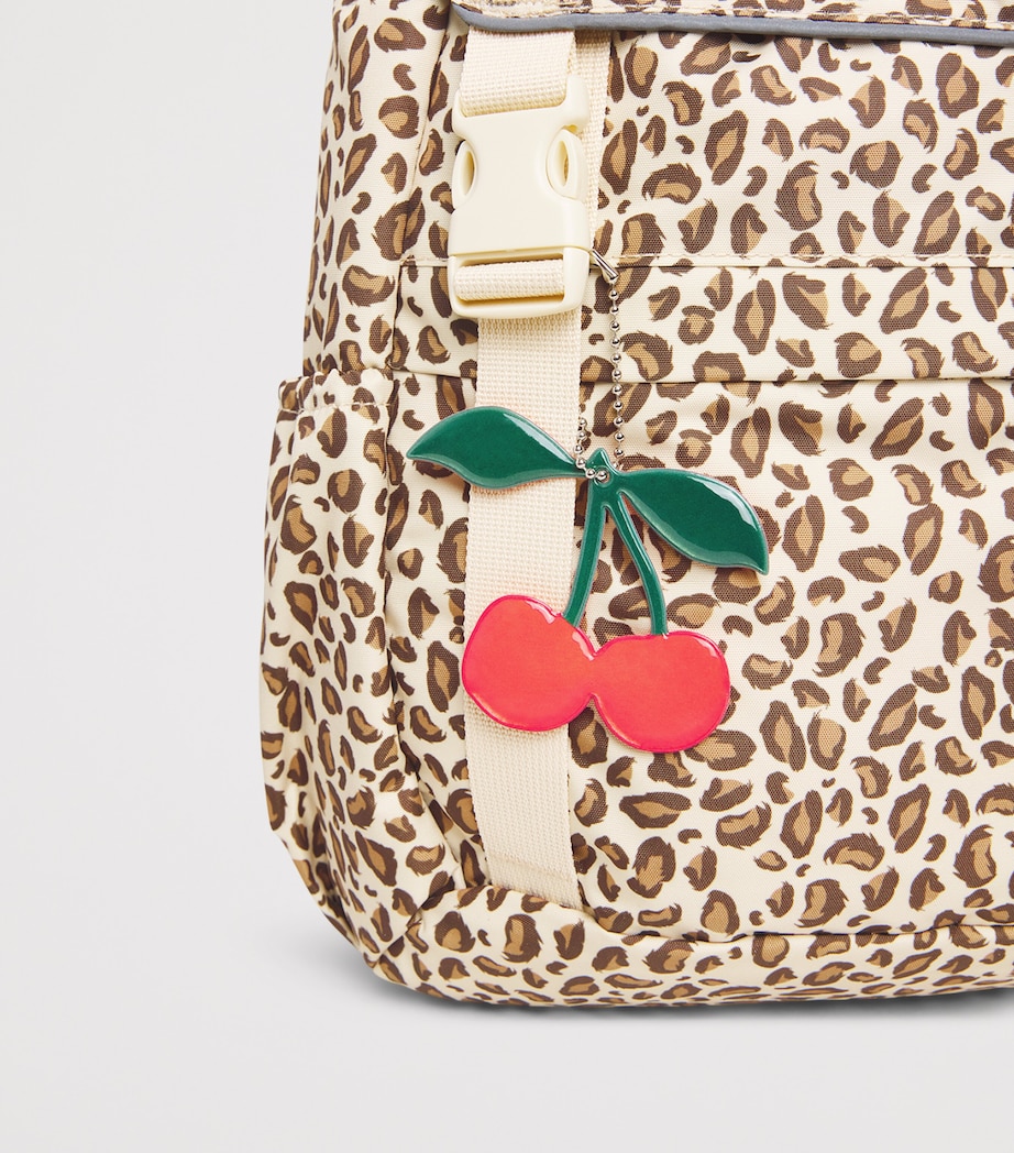 KONGES SLOJD Leopard Print Clover Backpack Image 4