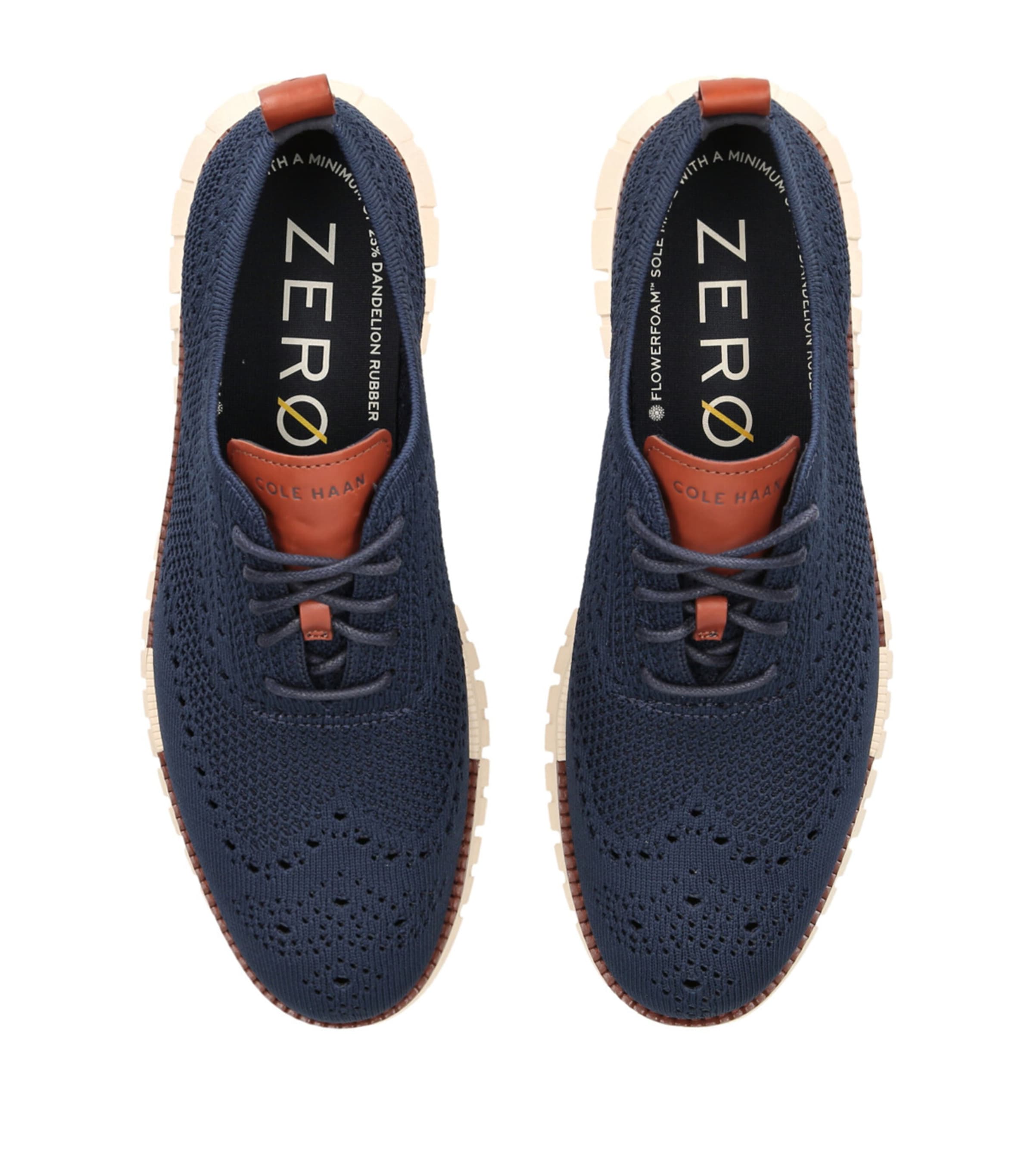 ZERØGRAND StitchLite Oxford Shoes NAVY Image 4