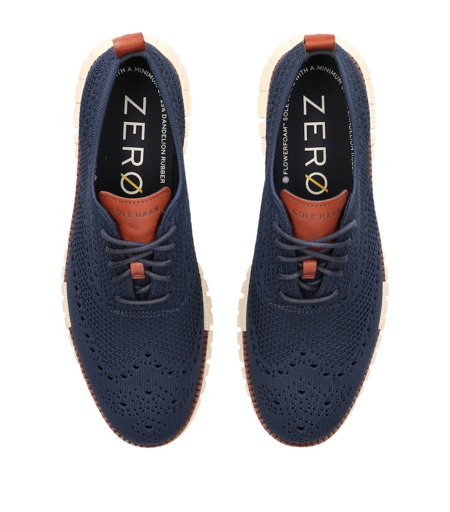 ZERØGRAND StitchLite Oxford Shoes NAVY Image 4