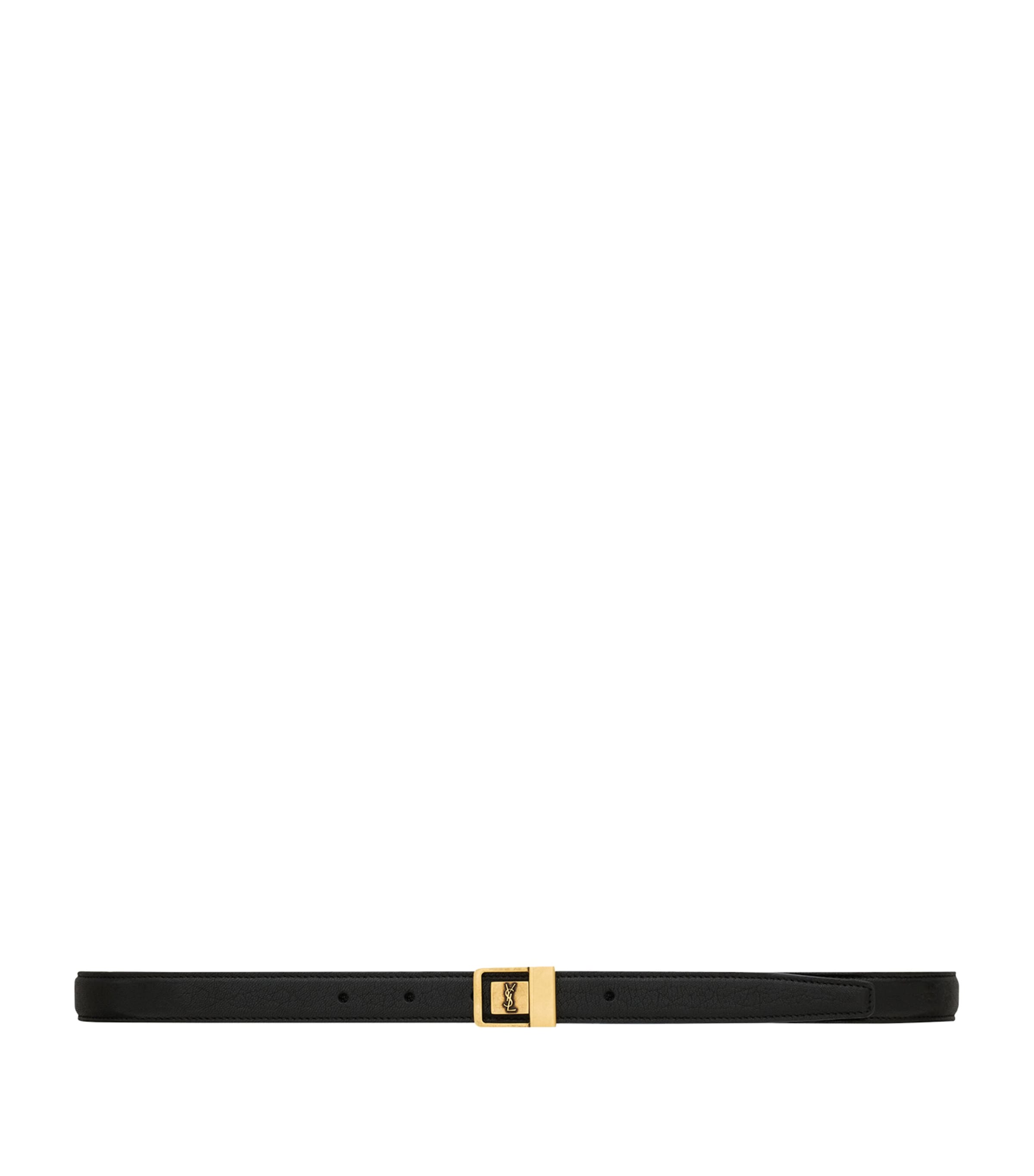 Saint Laurent Leather Logo Belt | Women Accessories | Belts | Designers | Saint Laurent
