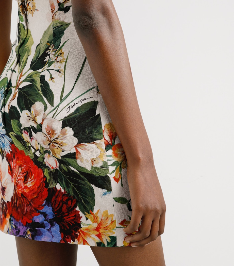 Floral Mini Skirt HA5PC-B.FIORI Image 5