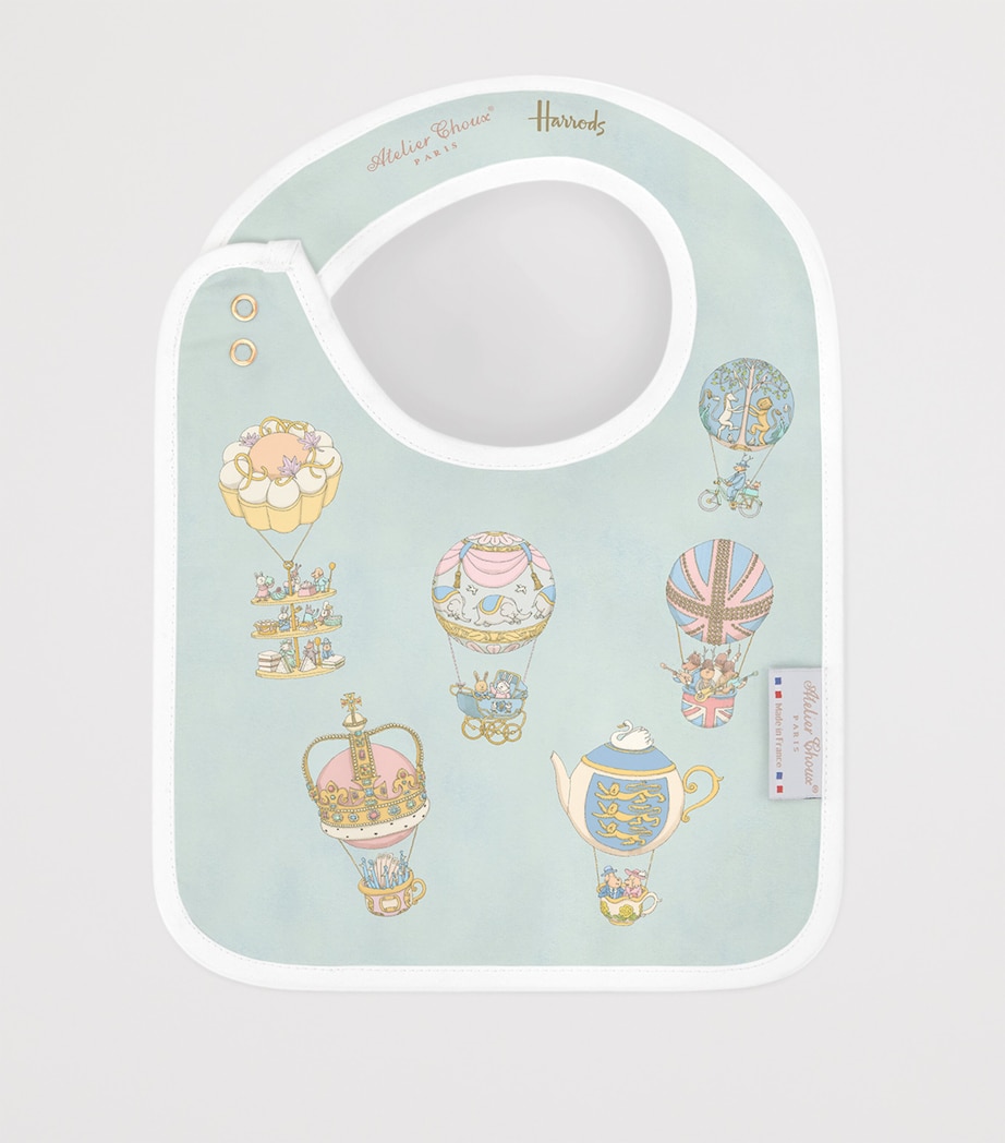 Atelier Choux Cotton Townhouse Bib Mutli Image 3