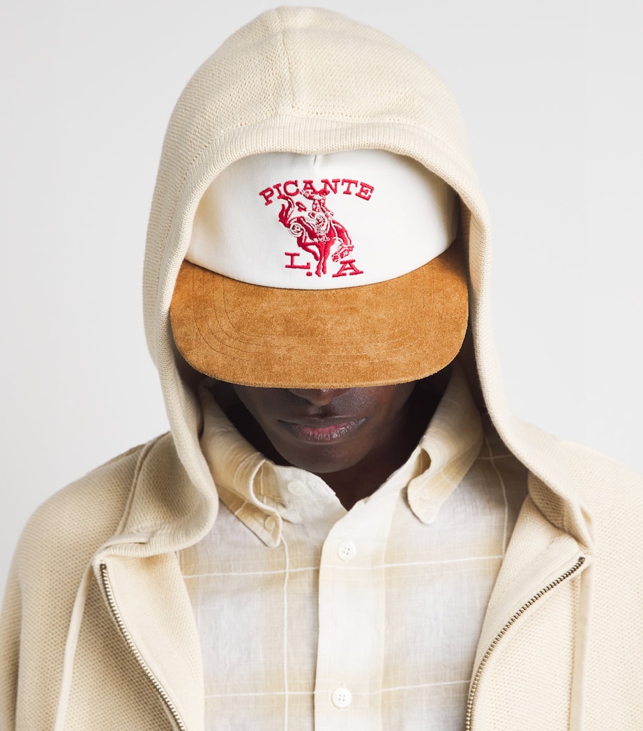 Picante Cowboy Crew Cap Ivory / Brown Image 2