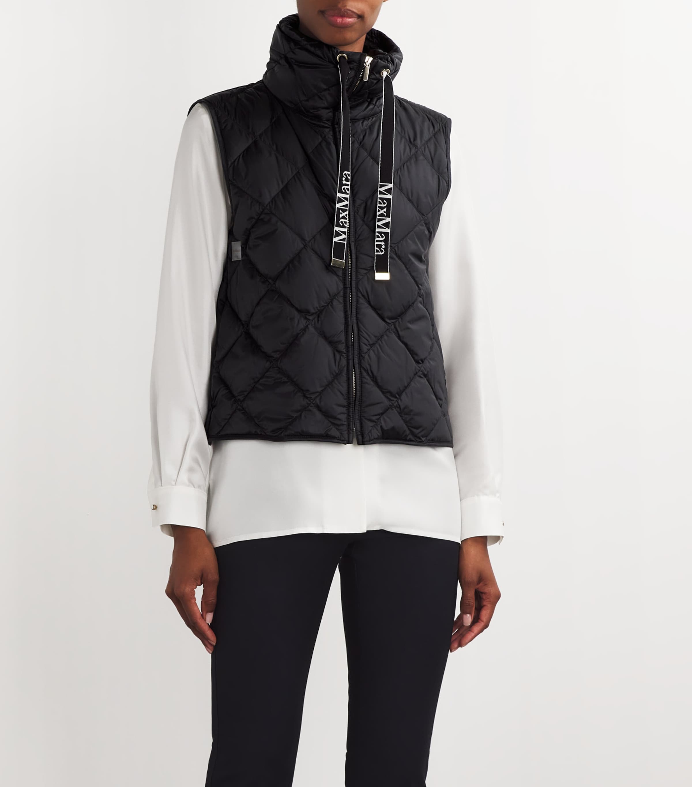 Down-Padded Gilet BLACK Image 3