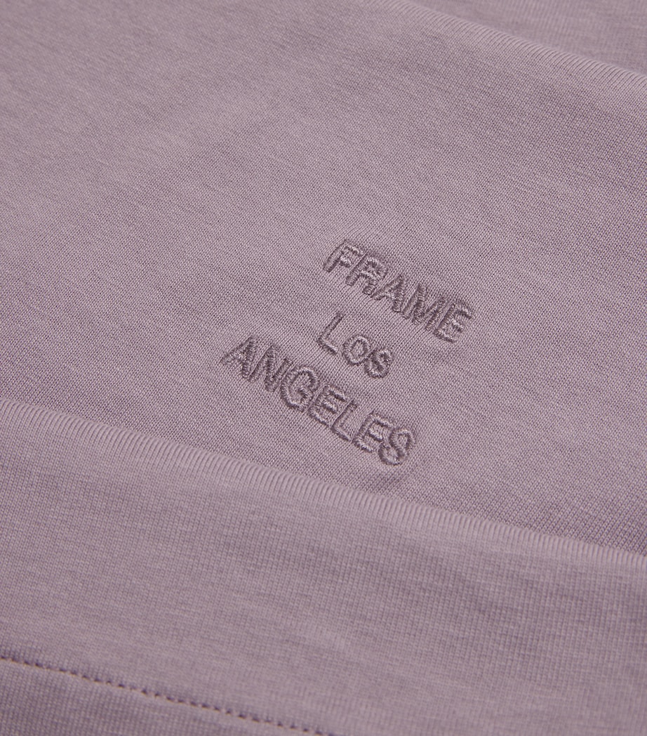 Cotton Embroidered Logo T-Shirt OLLV Image 5